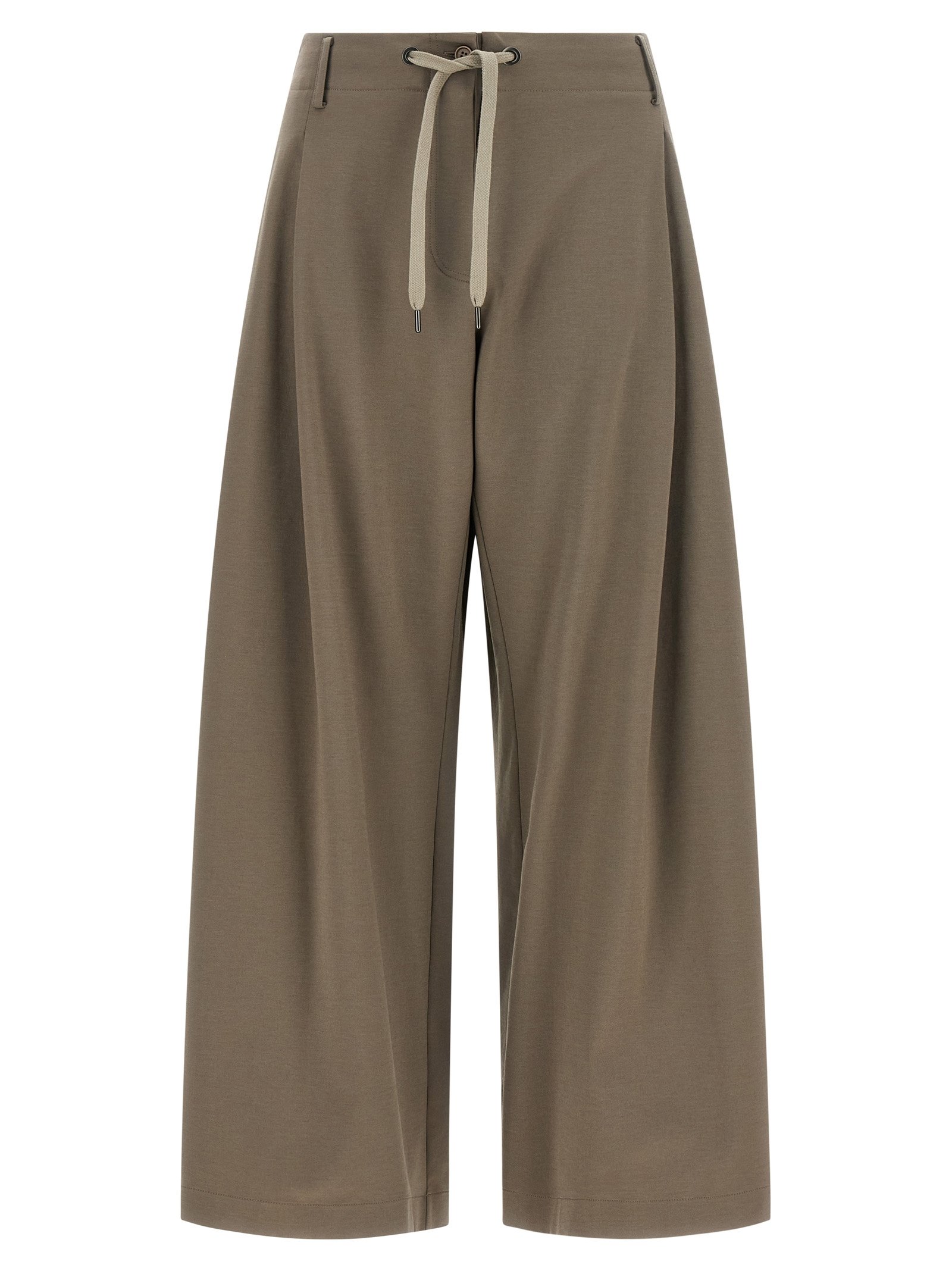 Brunello Cucinelli grijs katoenen sportbroek