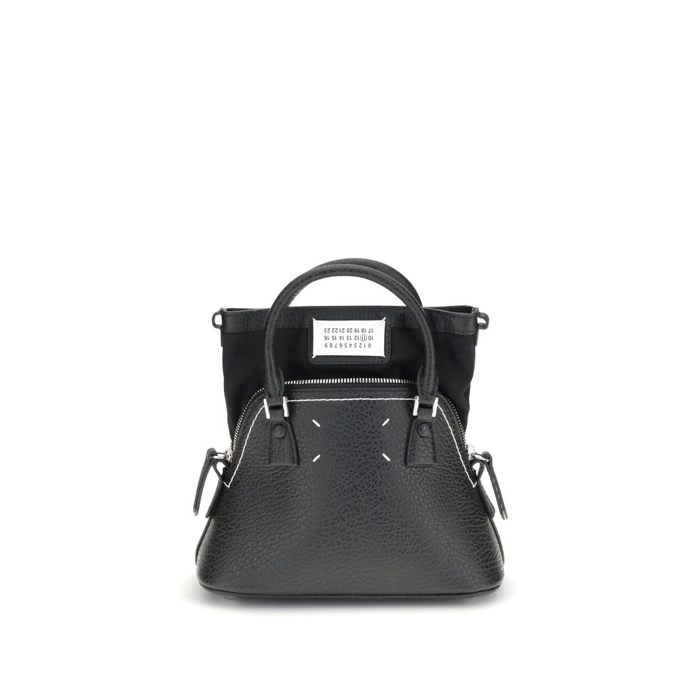 Maison Margiela zwart kalfsleren handtas