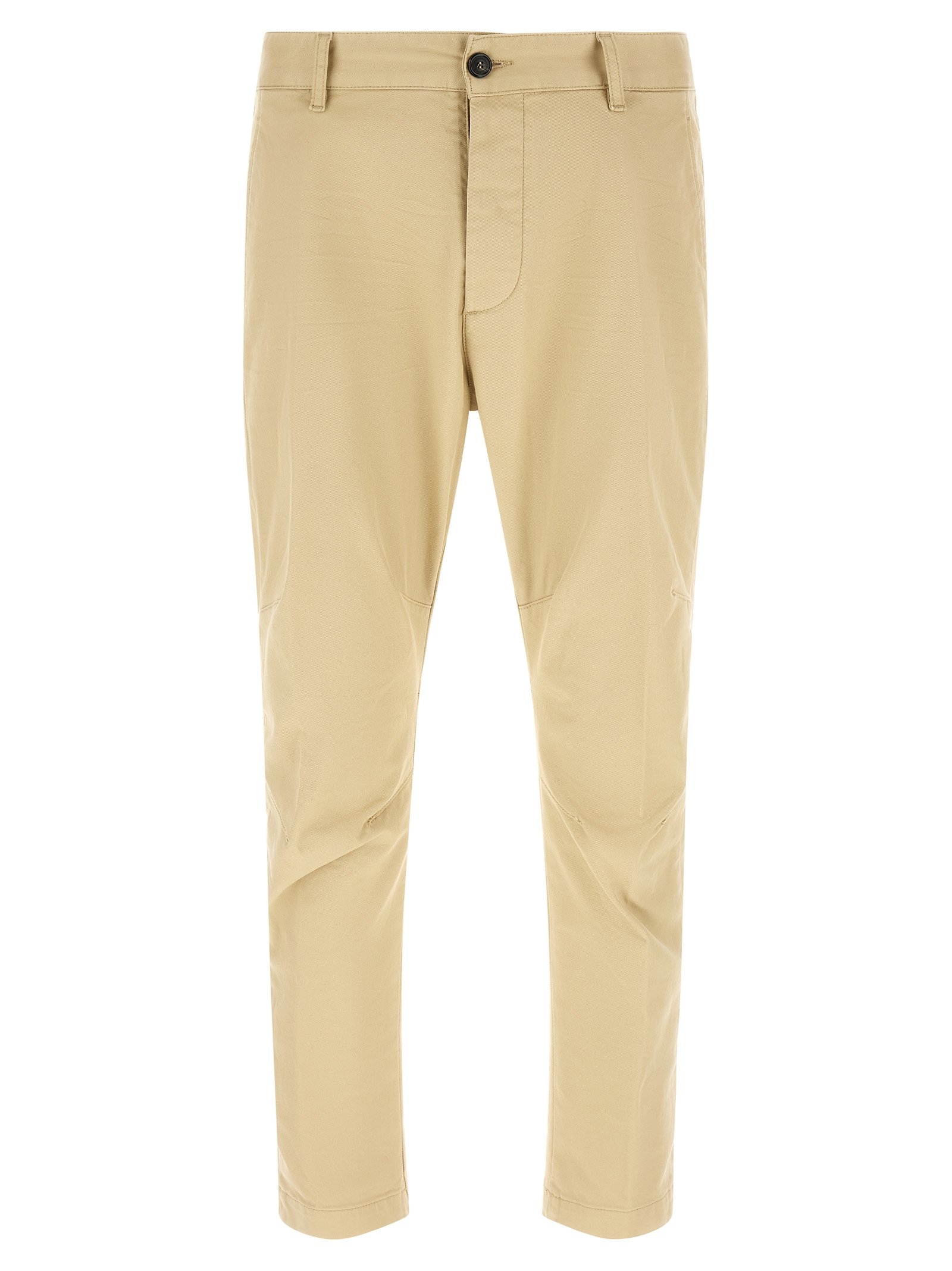 Dsquared² Beige katoenen cargobroek