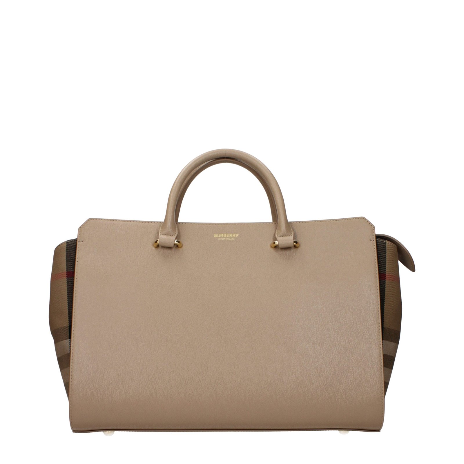 Burberry Beige leren handtas