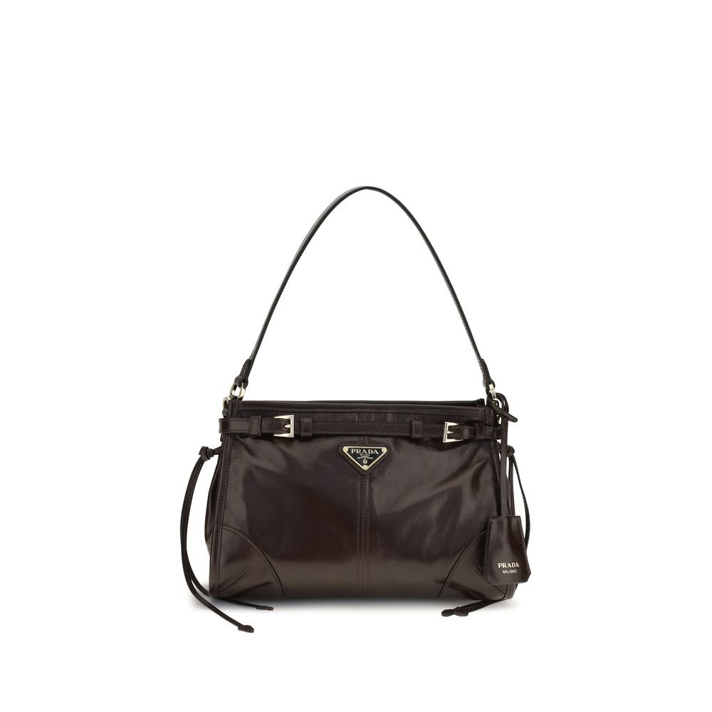 Prada bruin kalfsleren handtas
