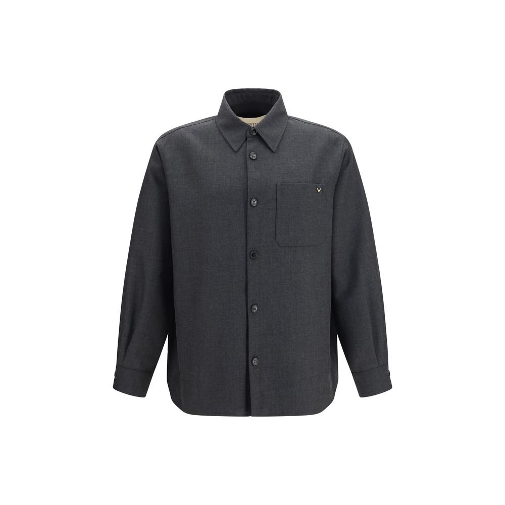 Valentino Garavani grijs polyester lange jas