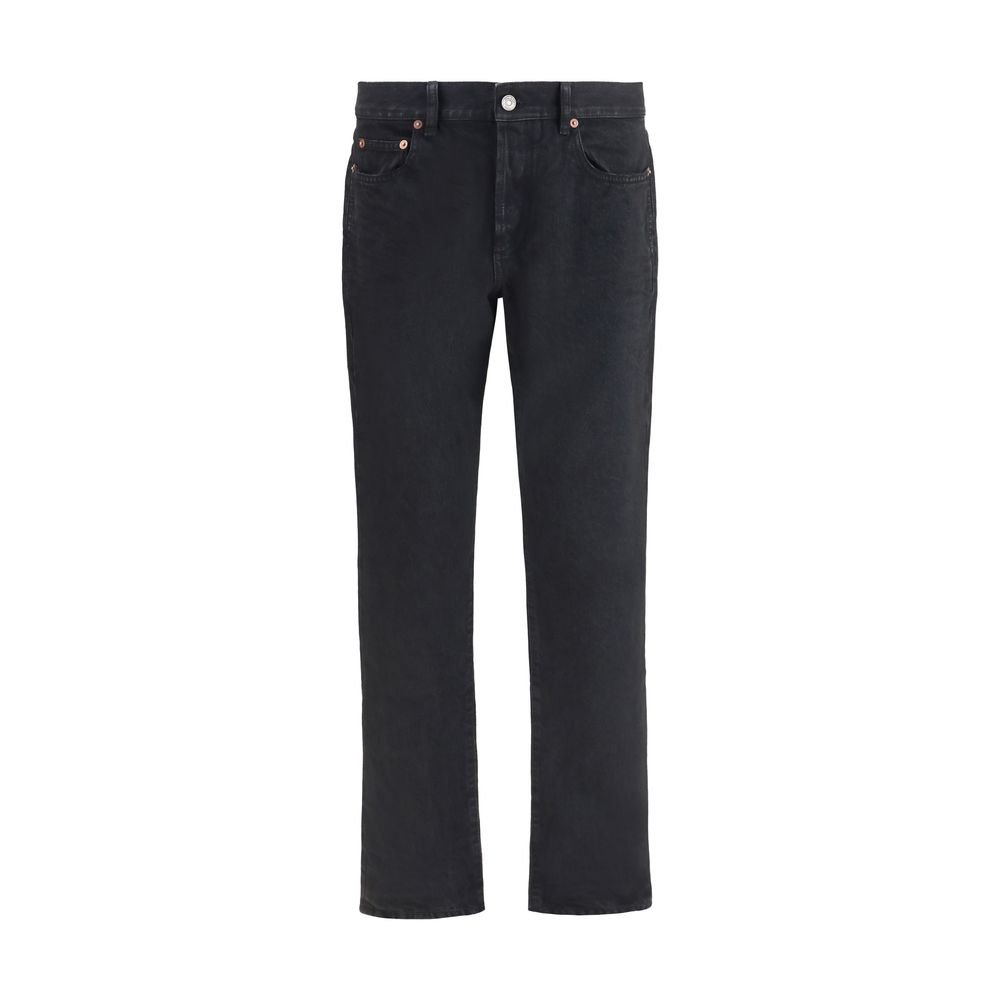 Saint Laurent zwart katoenen Slim Fit jeans