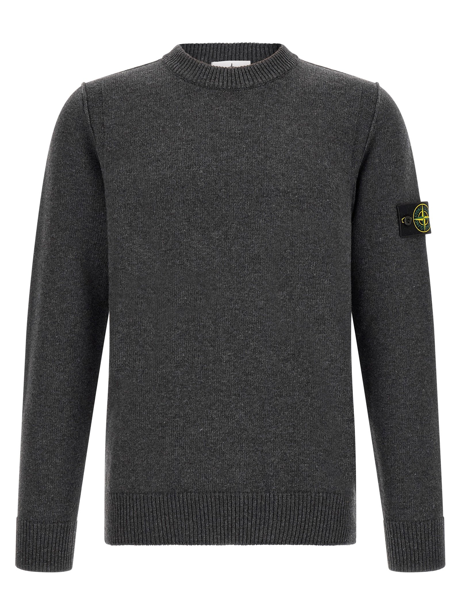 Stone Island grijs Virgin wollen vest
