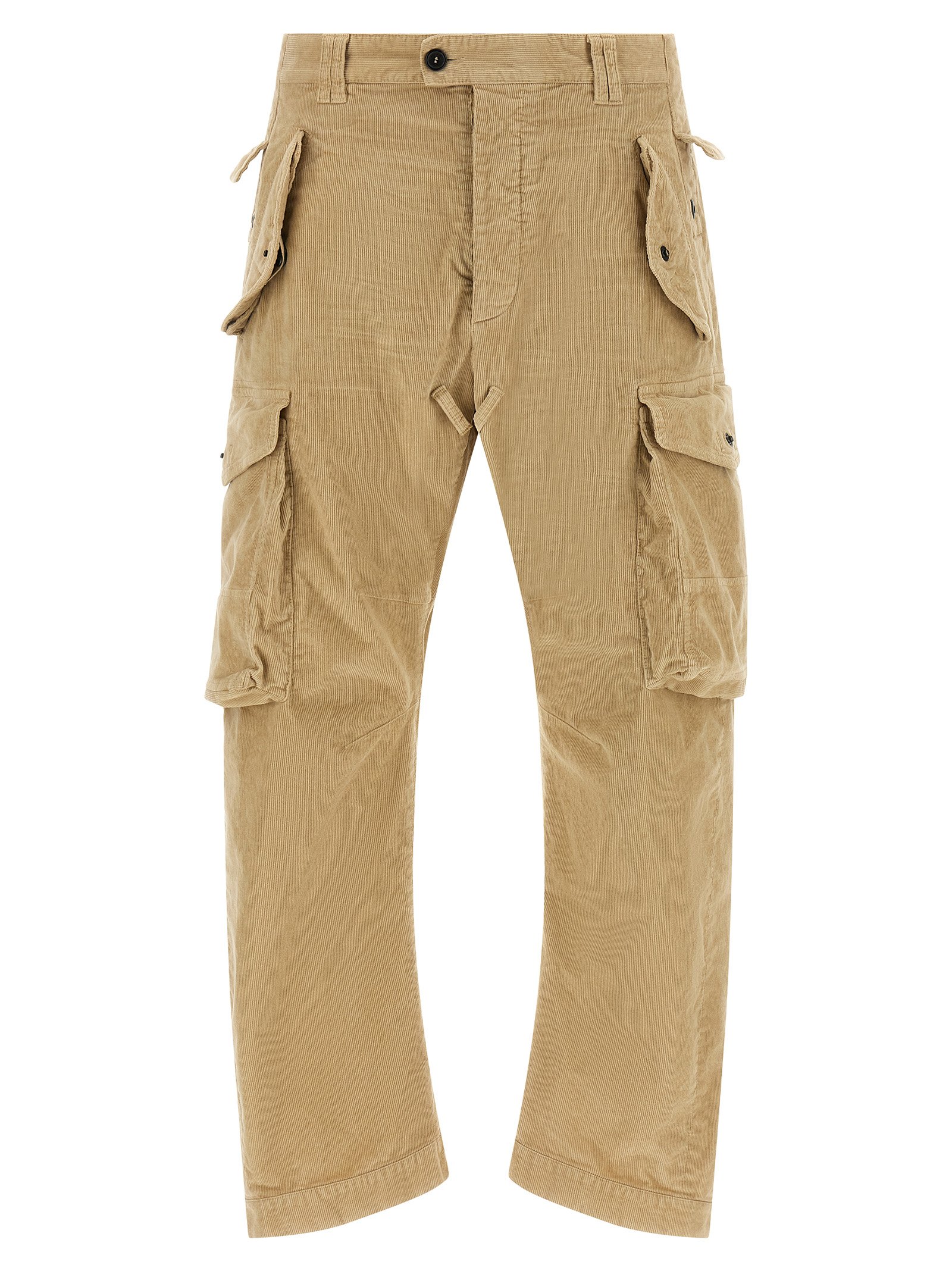 Dsquared² Beige katoenen cargobroek