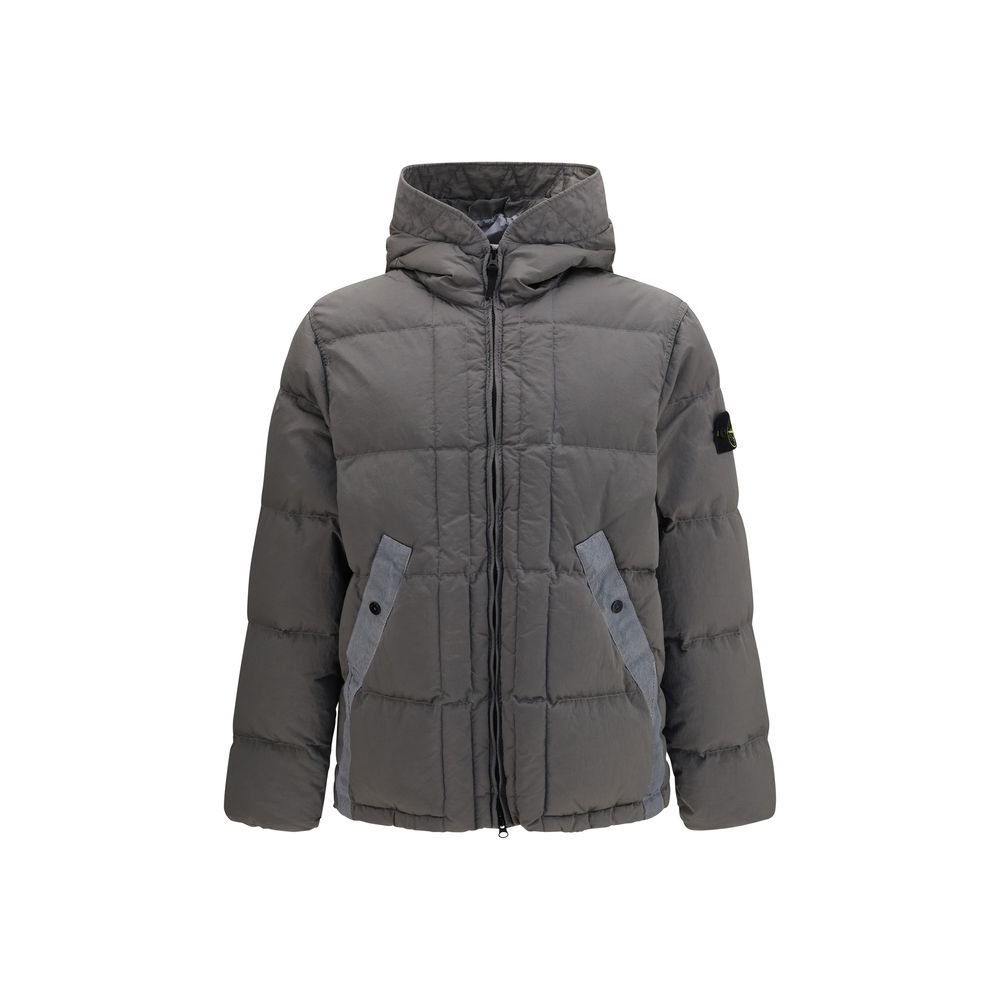 Stone Island grijs polyamide shelljack