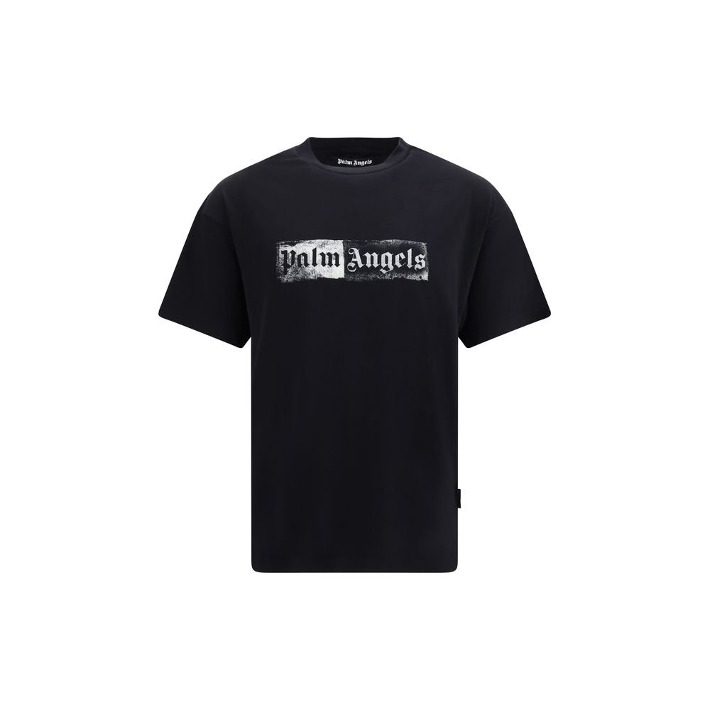 Palm Angels zwart katoenen T-shirt