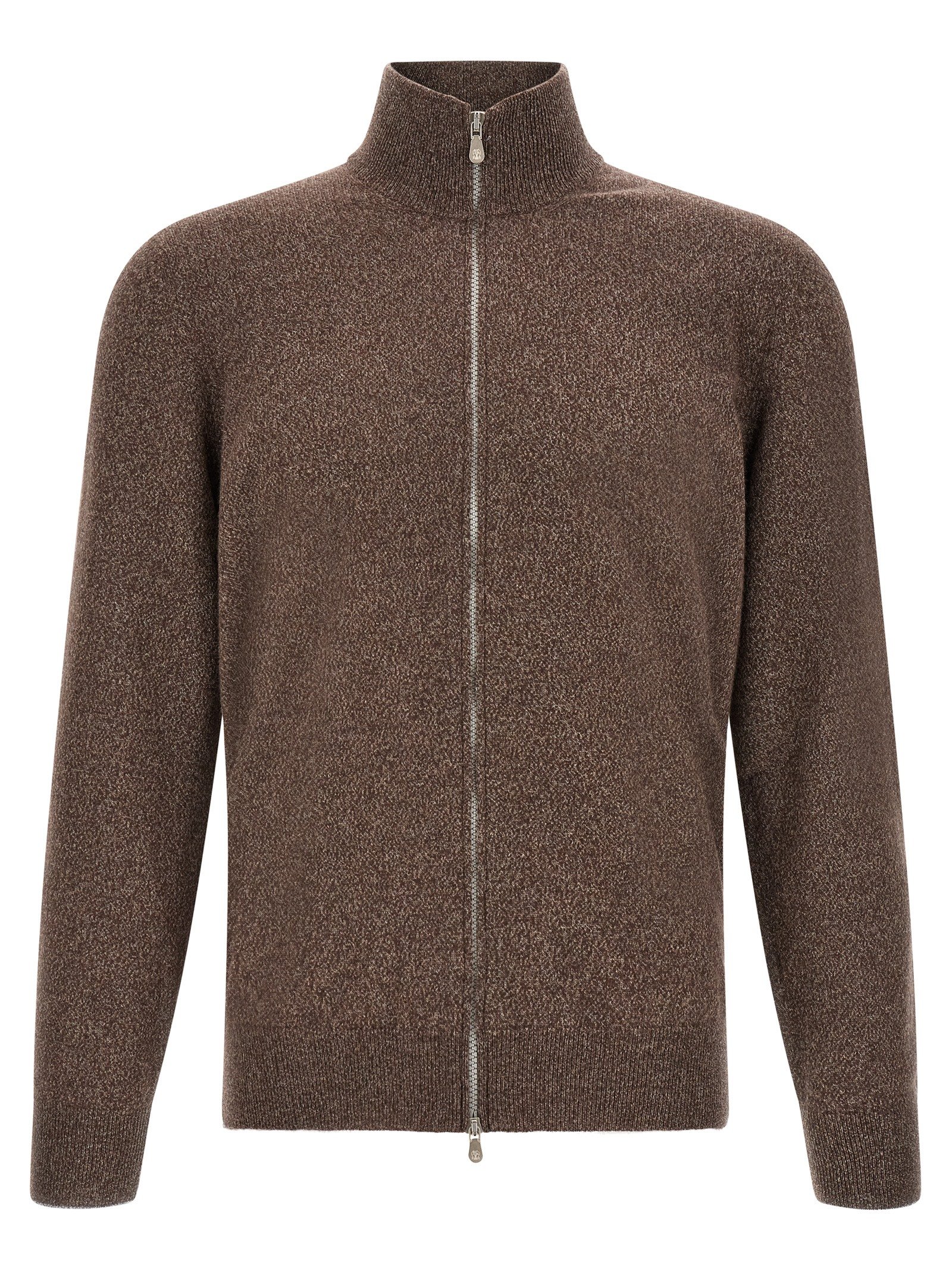 Brunello Cucinelli bruin kasjmieren vest