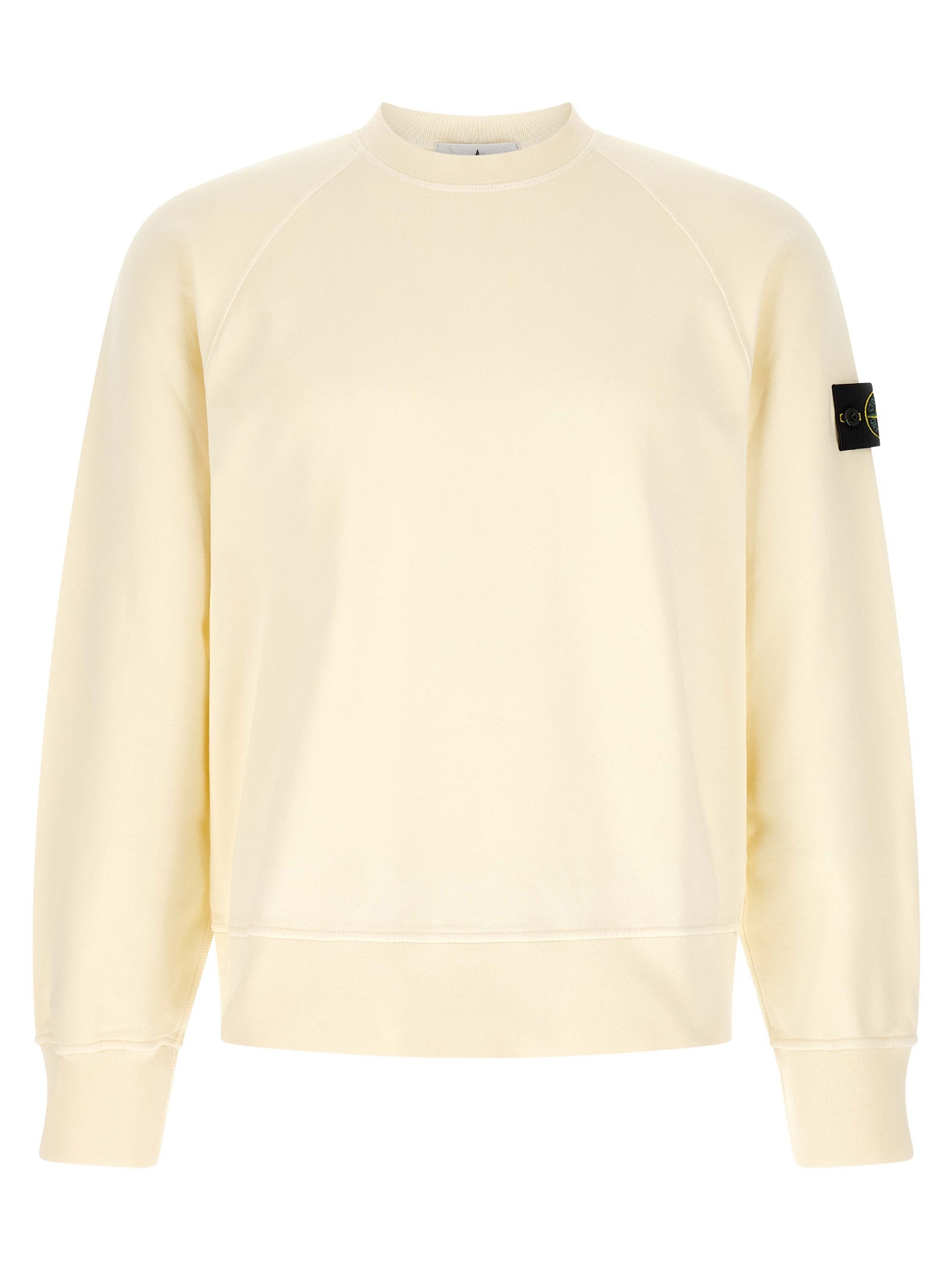Stone Island wit katoenen sweatshirt