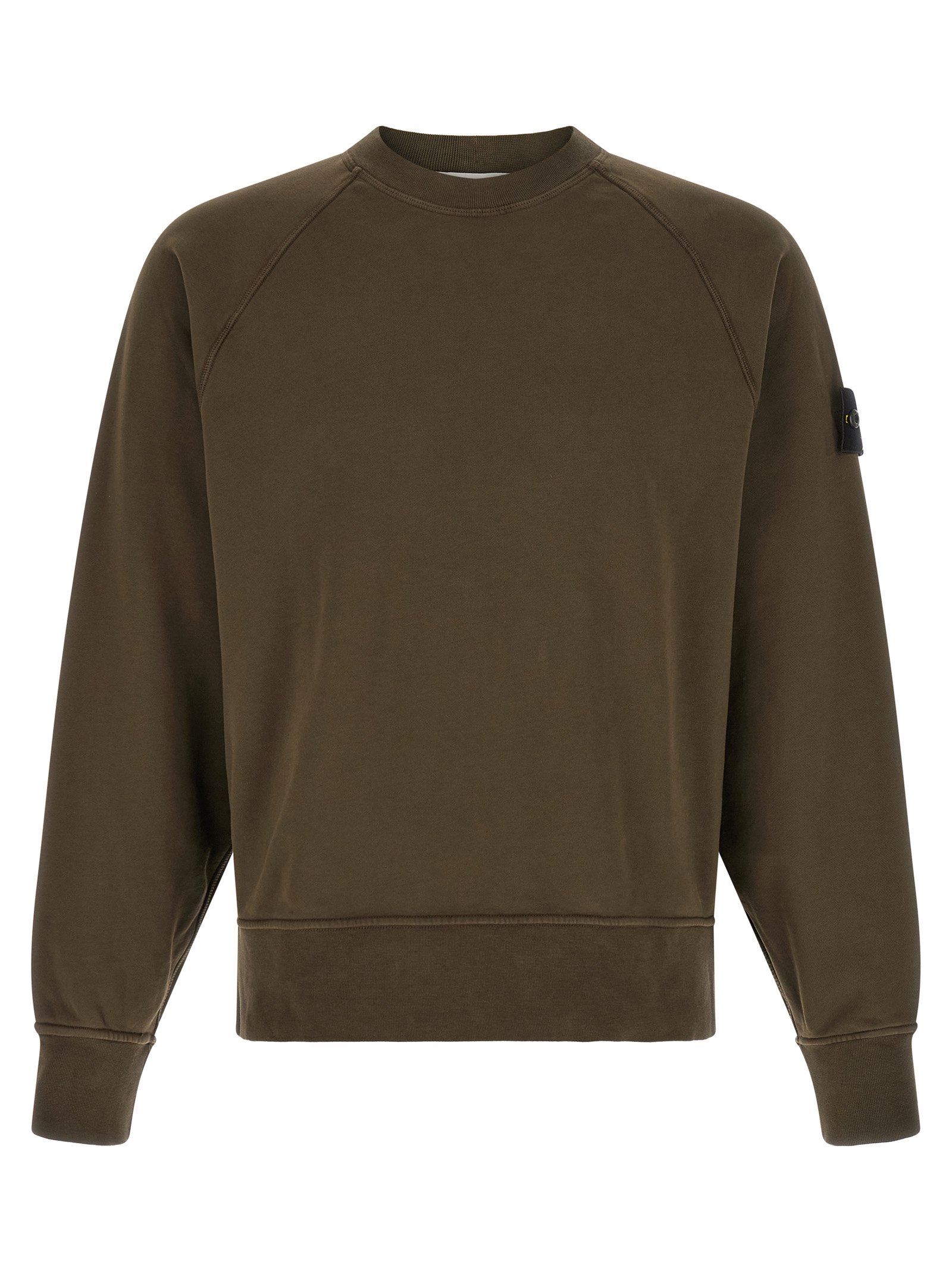 Stone Island grijs katoenen sweatshirt