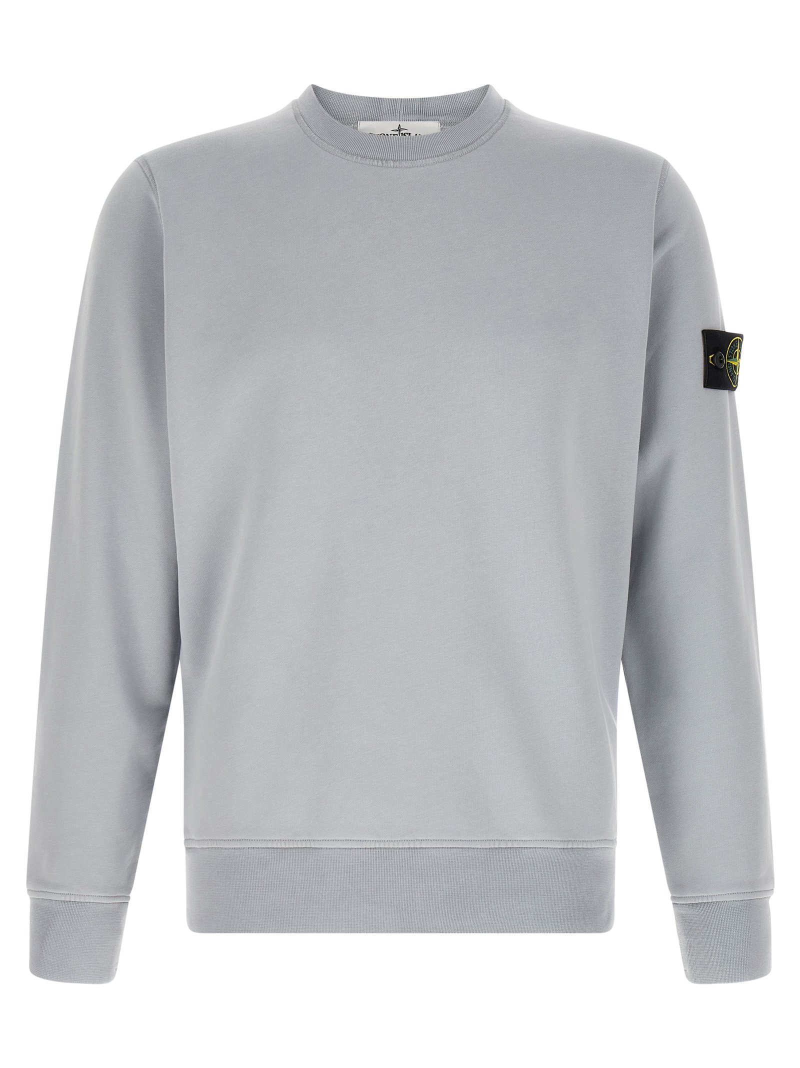 Stone Island grijs katoenen sweatshirt