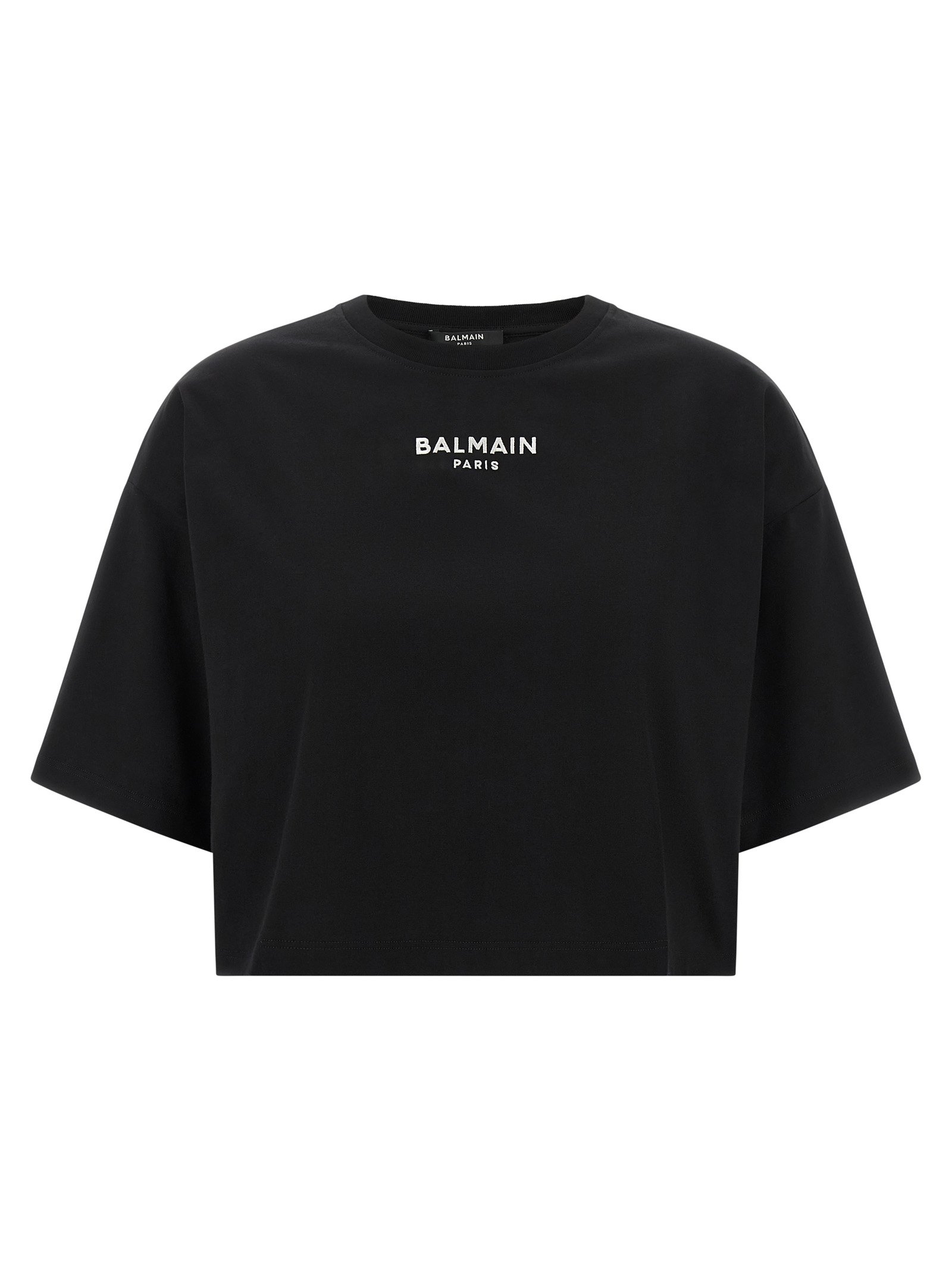 Balmain zwart katoenen T-shirt