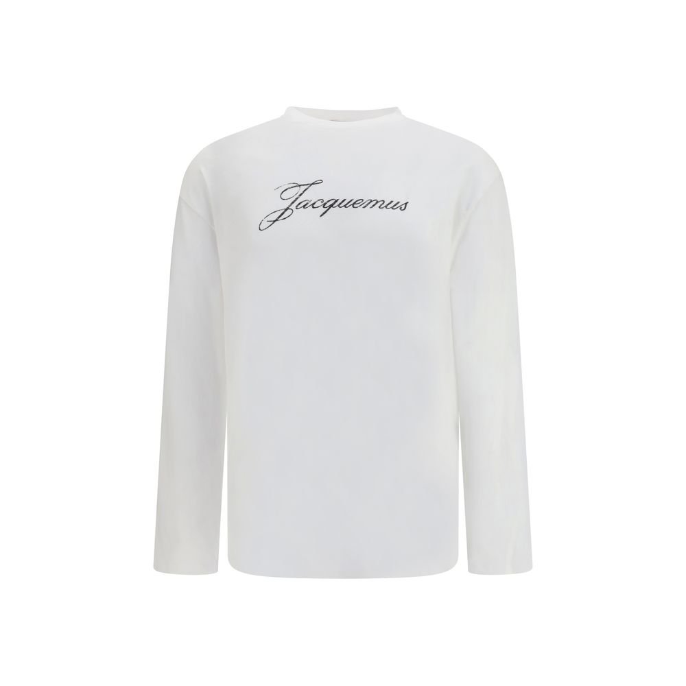 Jacquemus wit katoenen Long Sleeve T-shirt