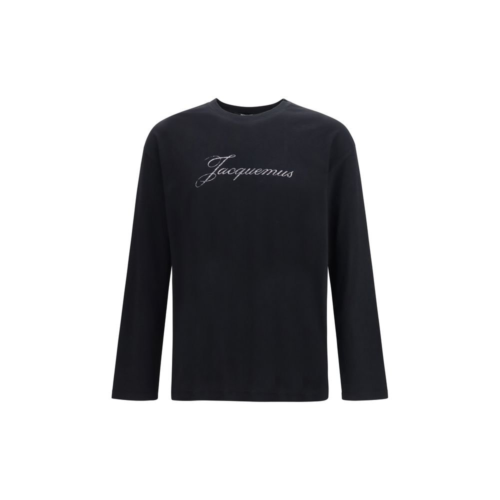 Jacquemus zwart katoenen Long Sleeve T-shirt