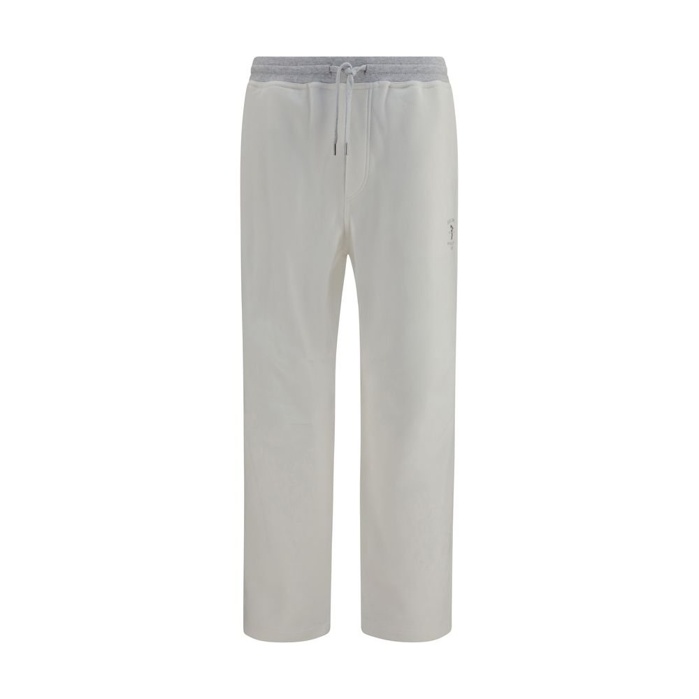 Brunello Cucinelli wit katoenen casual broek