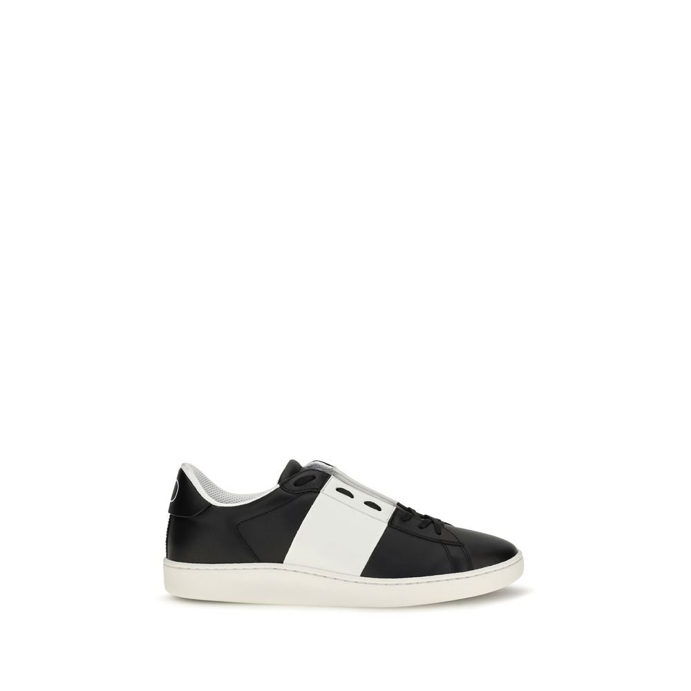 Valentino Garavani zwart kalfsleren sneakers