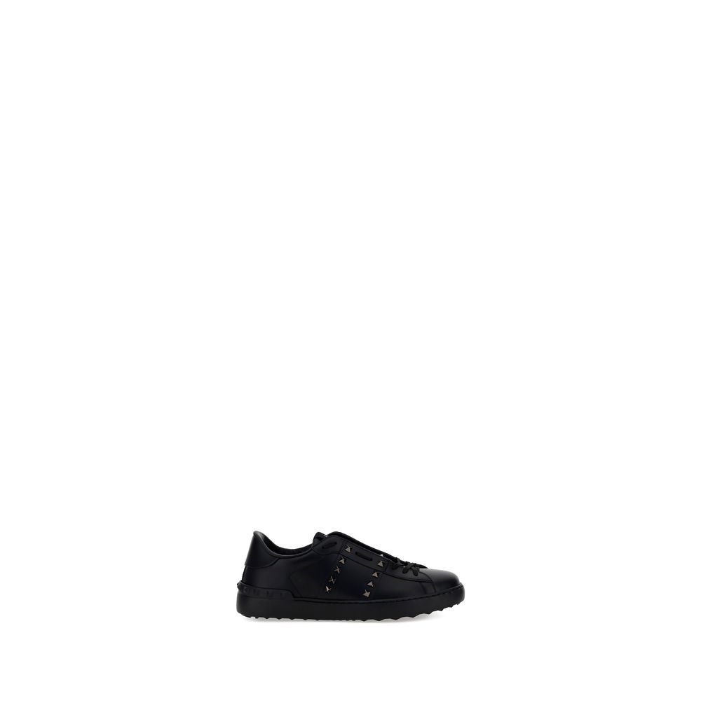 Valentino Garavani zwart kalfsleren sneakers