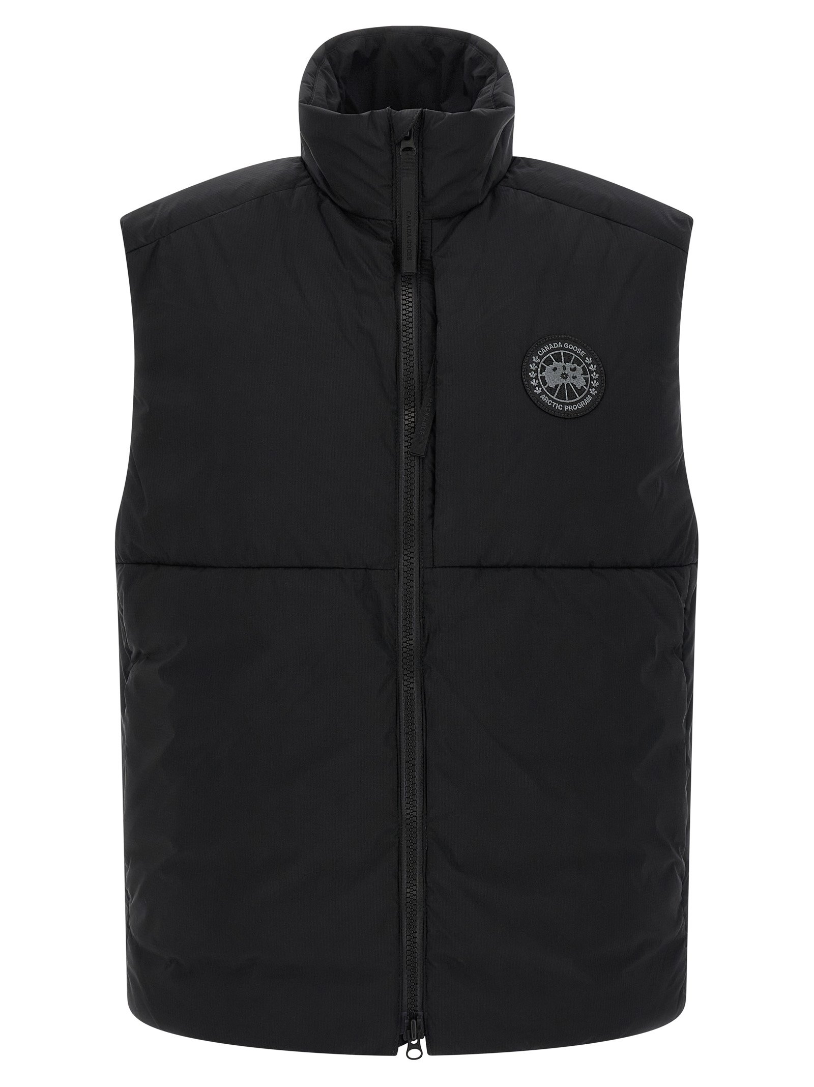 Canada Goose zwart polyamide mouwloos jas