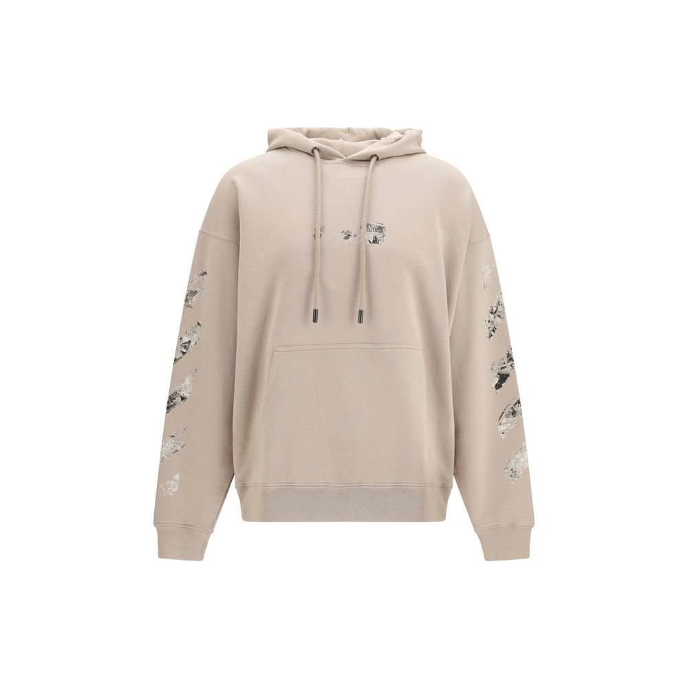 Off-wit Beige katoenen sweatshirt