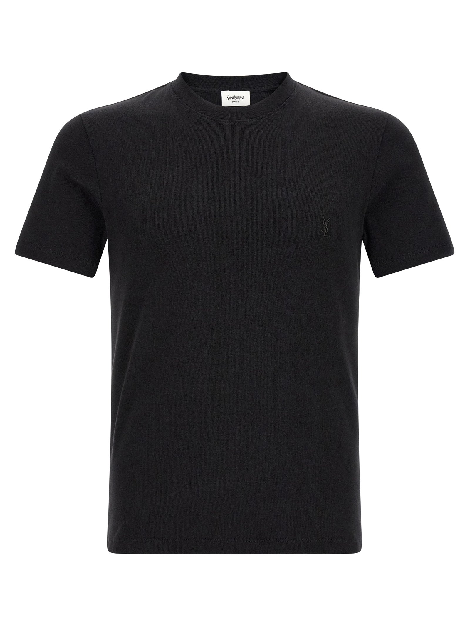 Saint Laurent zwart katoenen T-shirt