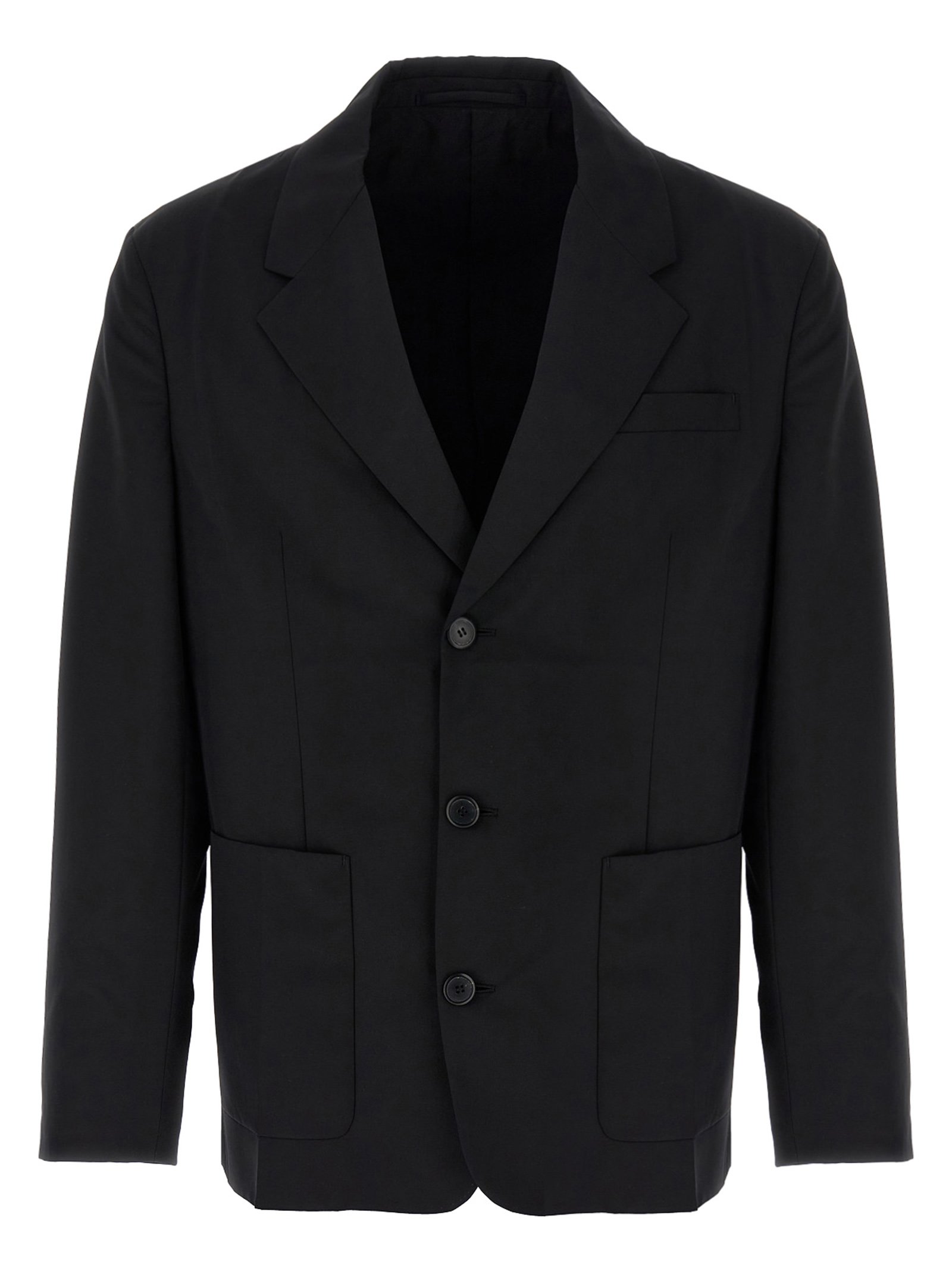Prada zwart Virgin wollen Blazer