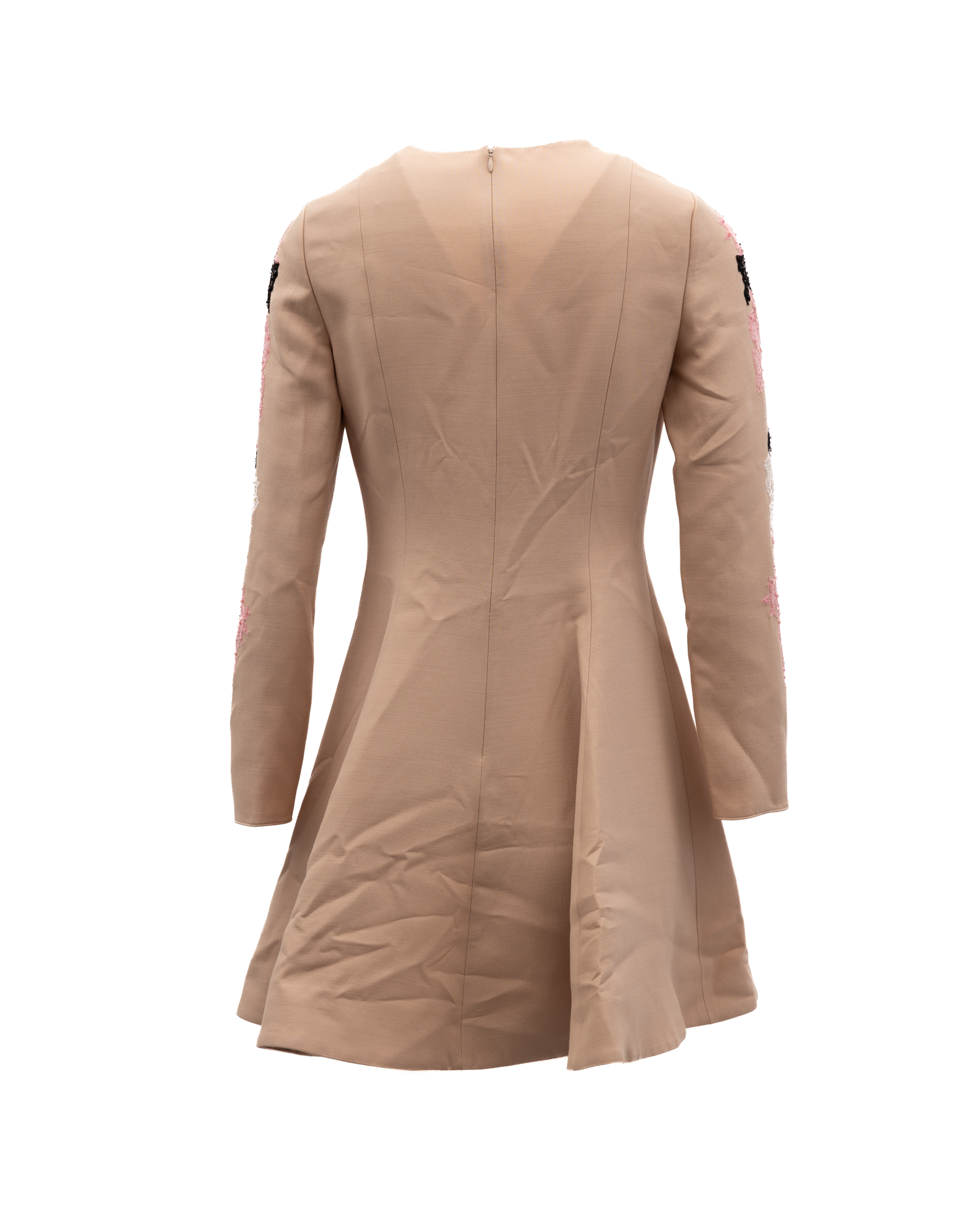 Valentino Garavani Beige Lace cocktailjurk