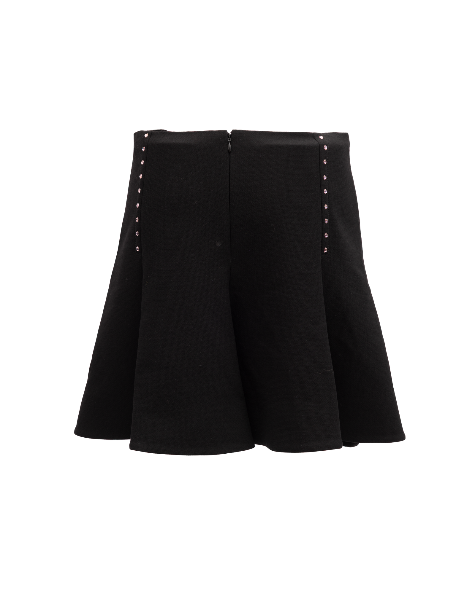 Valentino Garavani Mini zwart rok with goudkleurig Details