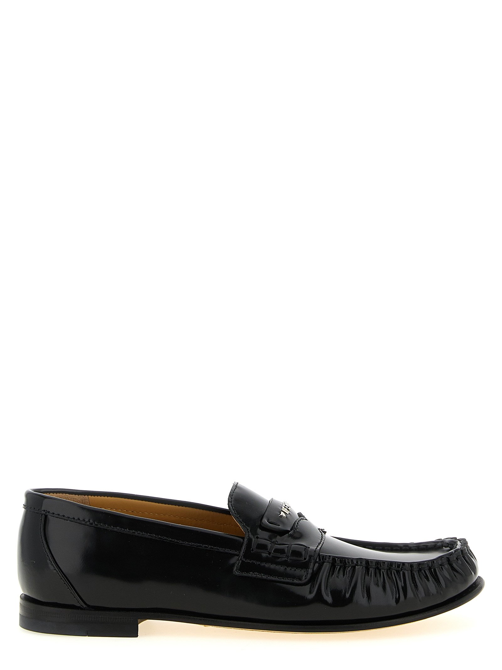 Fendi zwart kalfsleren instapper loafers