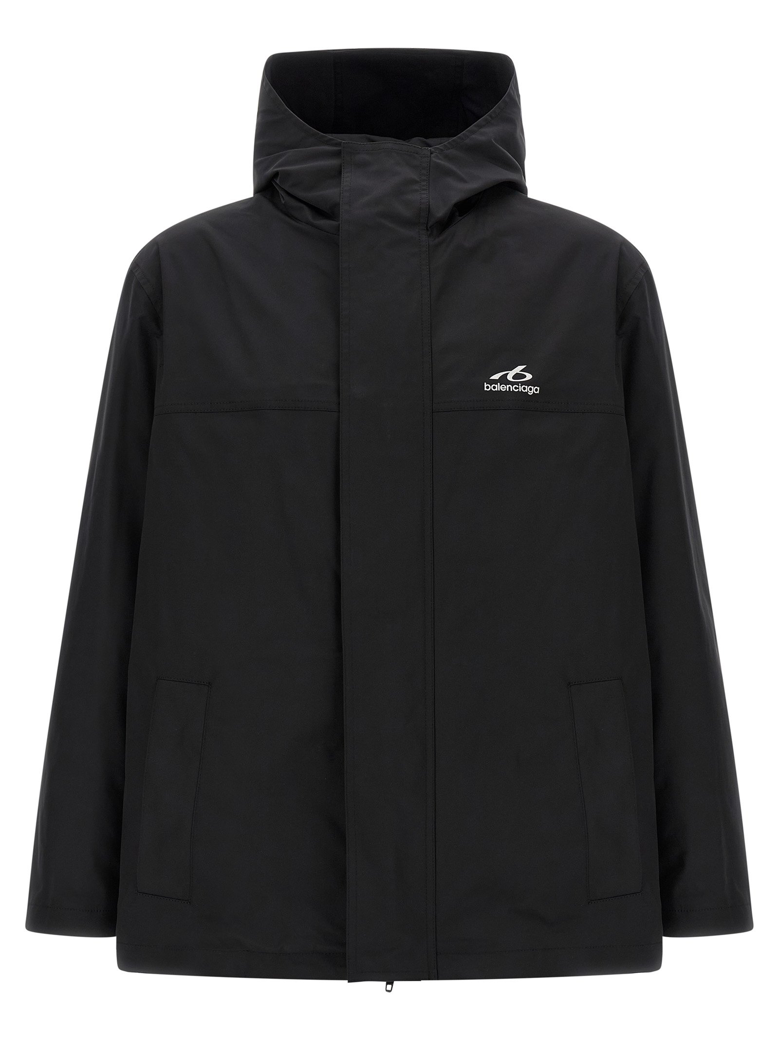 Balenciaga zwart polyester Parka