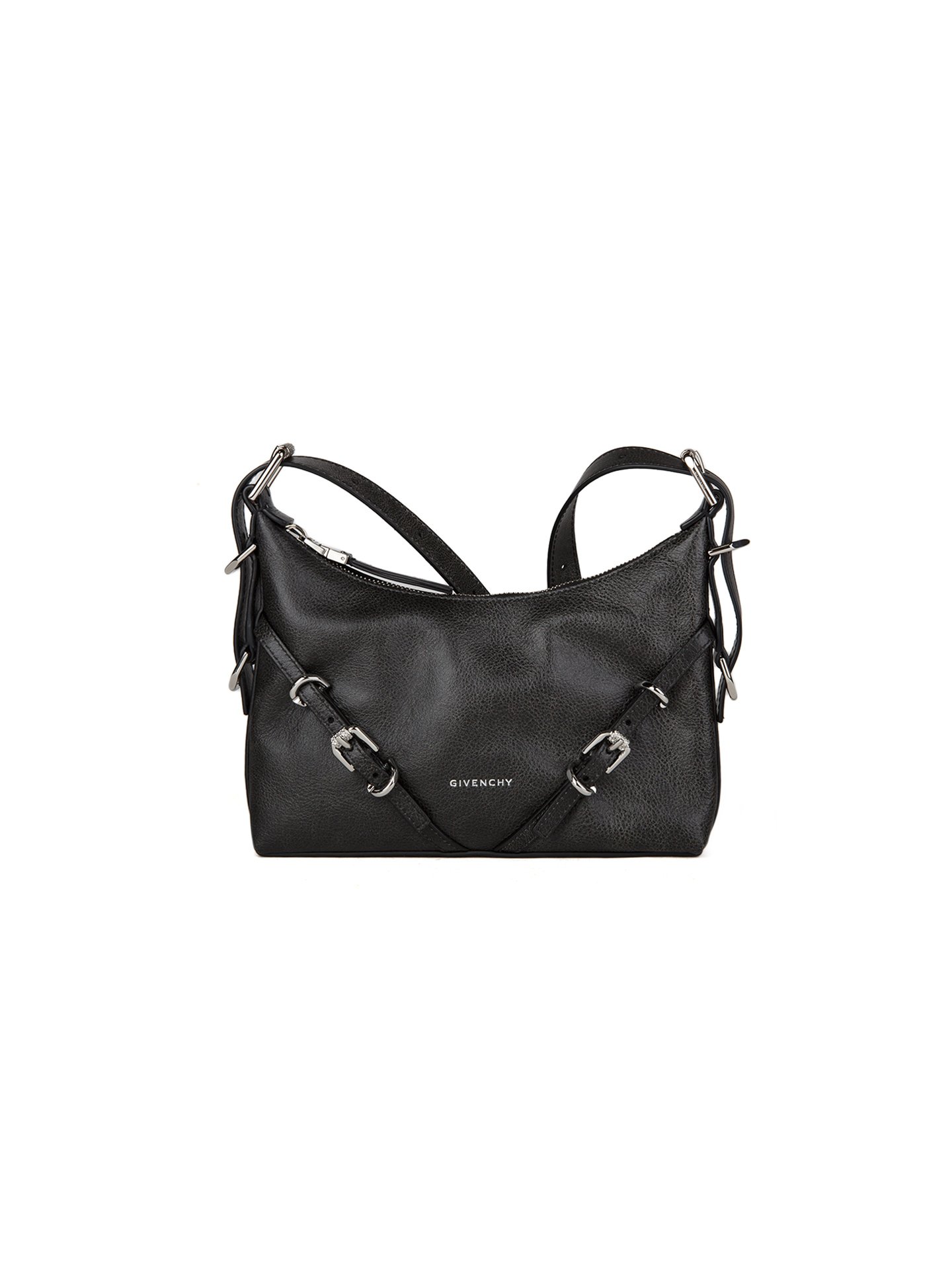 Givenchy grijs kalfsleren schoudertas