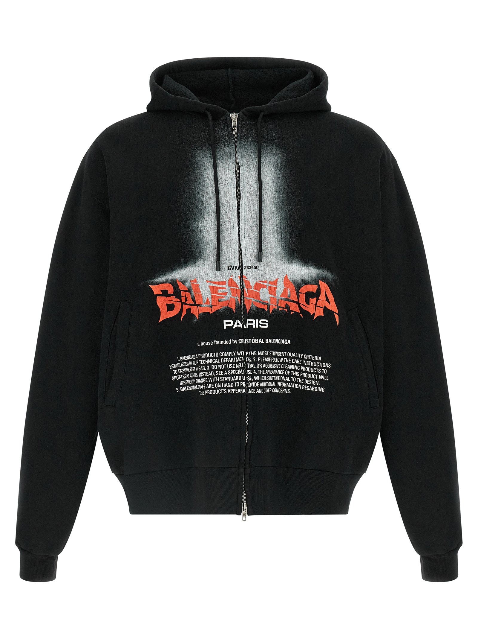 Balenciaga zwart katoenen sweatshirt