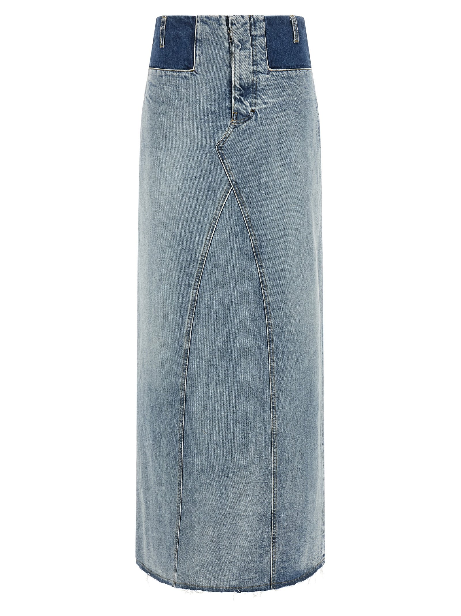 Maison Margiela blauw katoenen Mini rok
