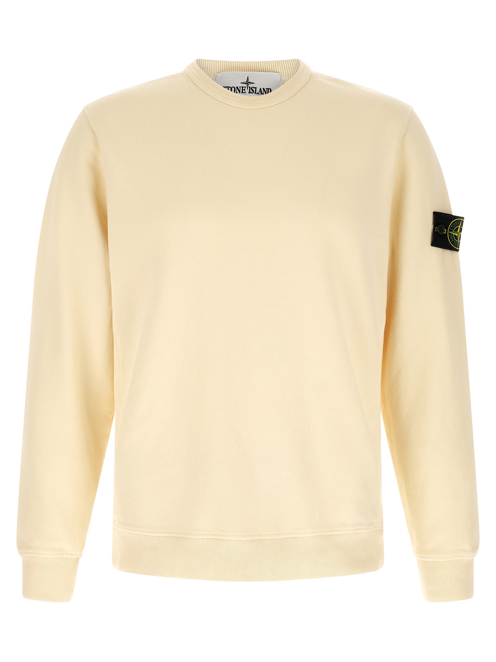 Stone Island wit katoenen sweatshirt