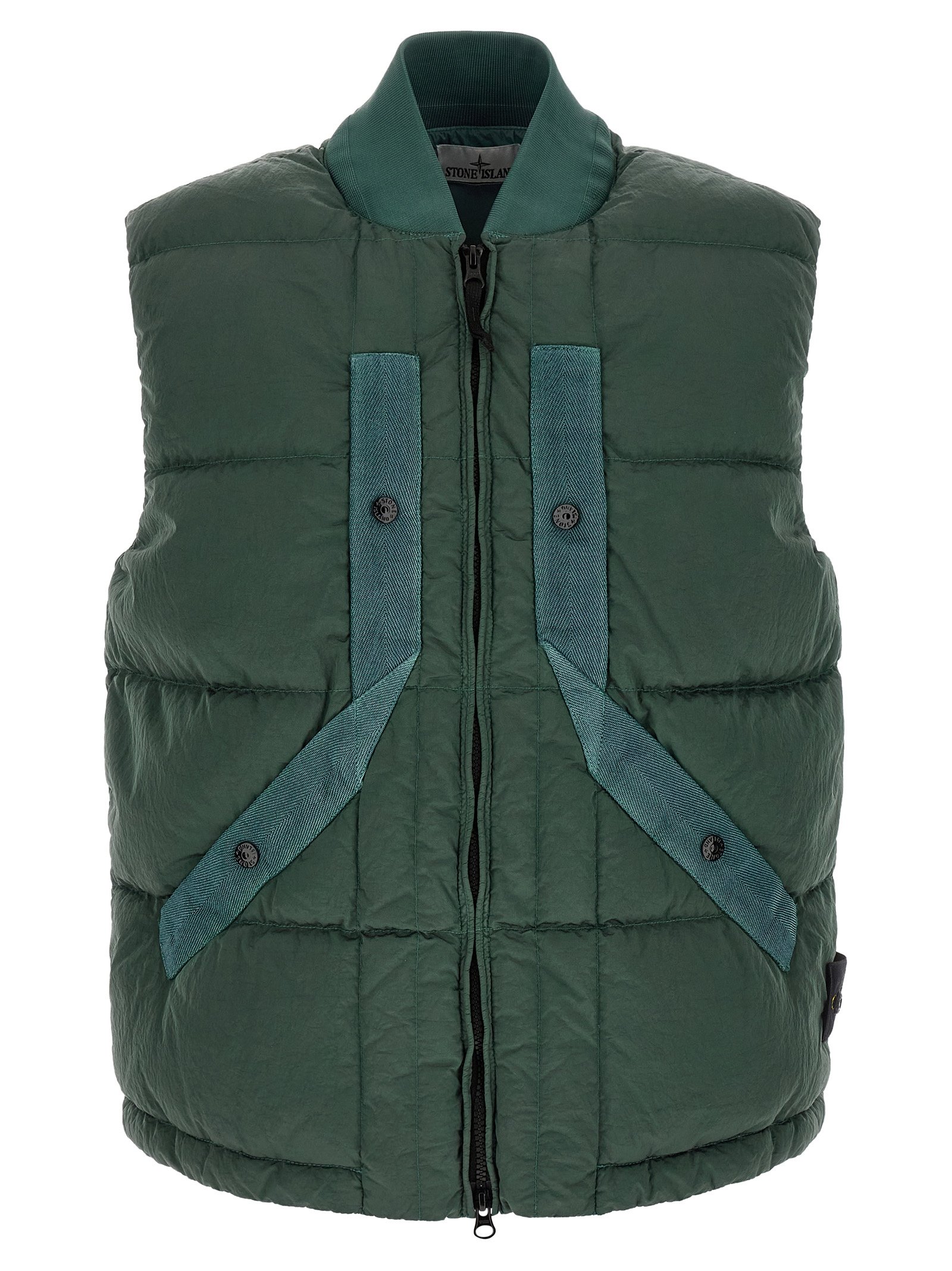 Stone Island tweekleurig polyamide jas