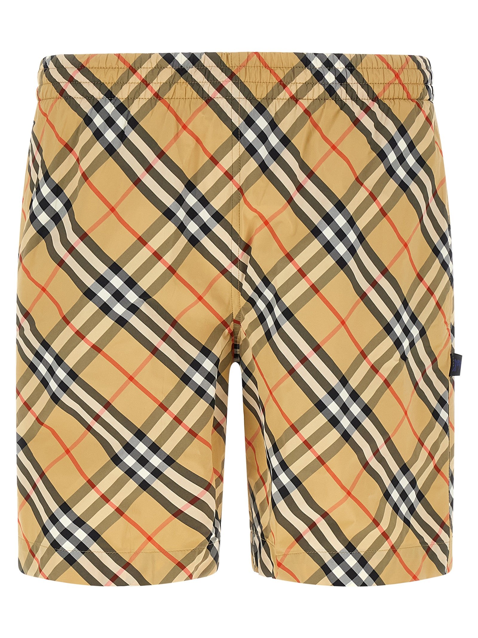 Burberry Beige polyamide zwemshort