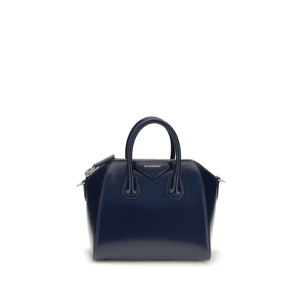 Givenchy blauw kalfsleren handtas