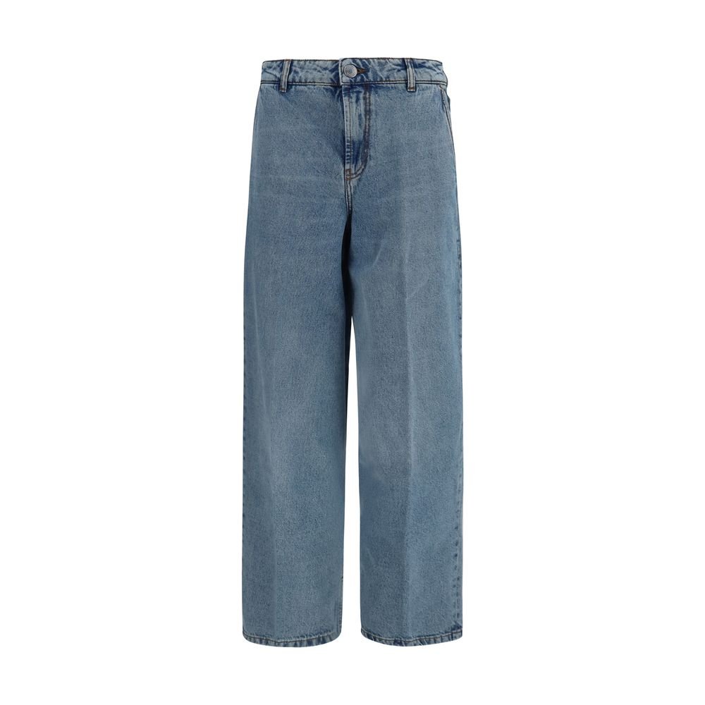 Ami Paris blauw katoenen jeans Denim