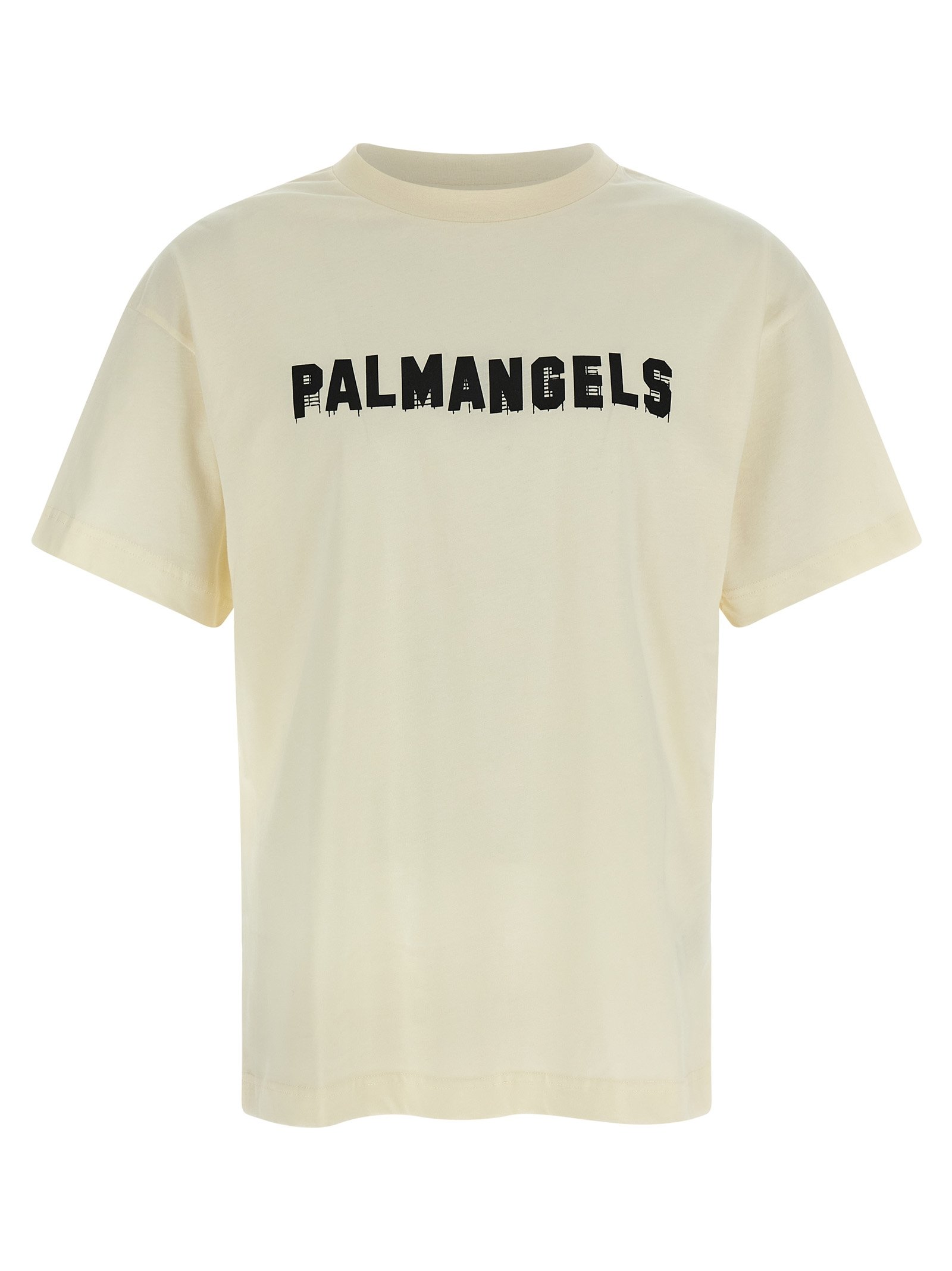 Palm Angels wit katoenen T-shirt