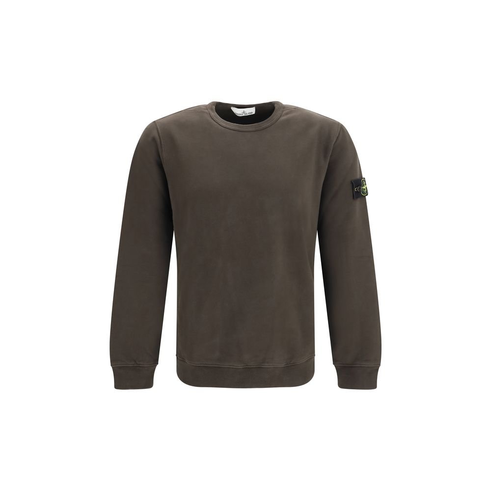 Stone Island bruin katoenen sweatshirt
