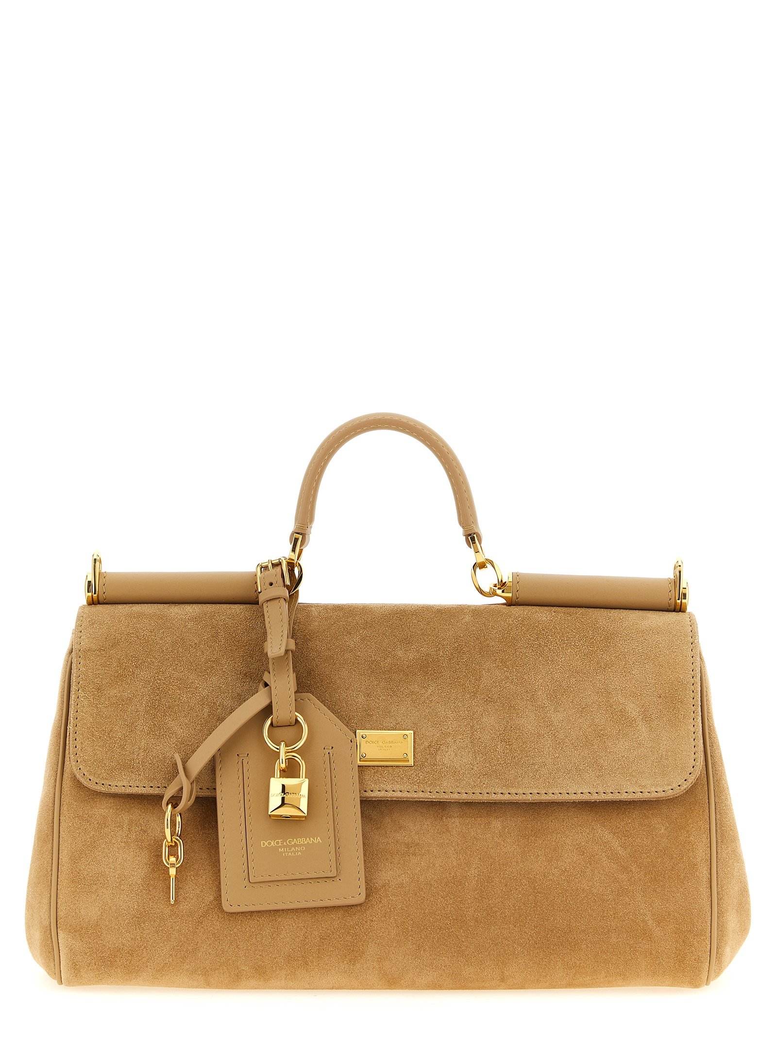 Dolce & Gabbana Beige kalfsleren handtas