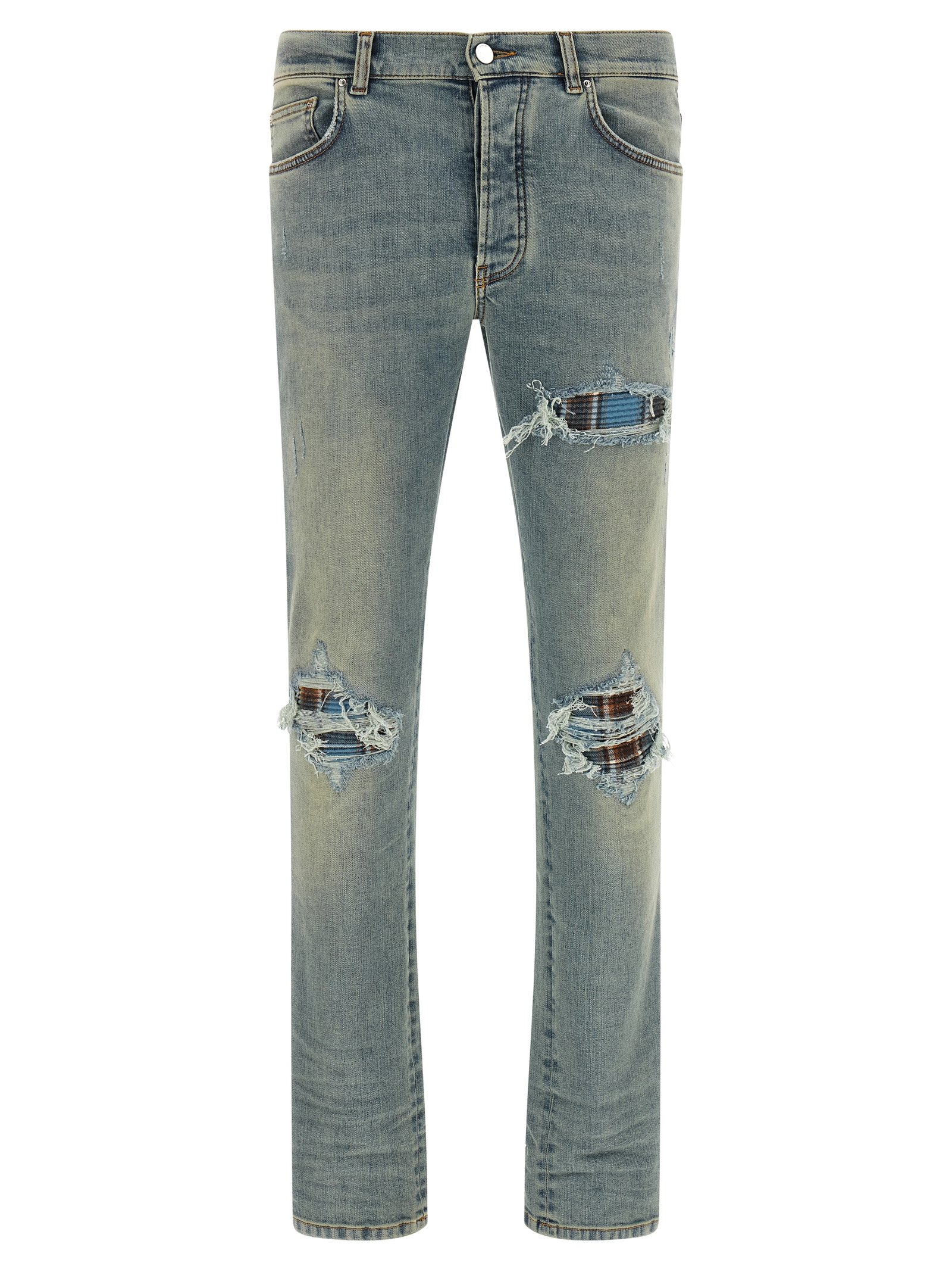 Amiri blauw katoenen Skinny jeans