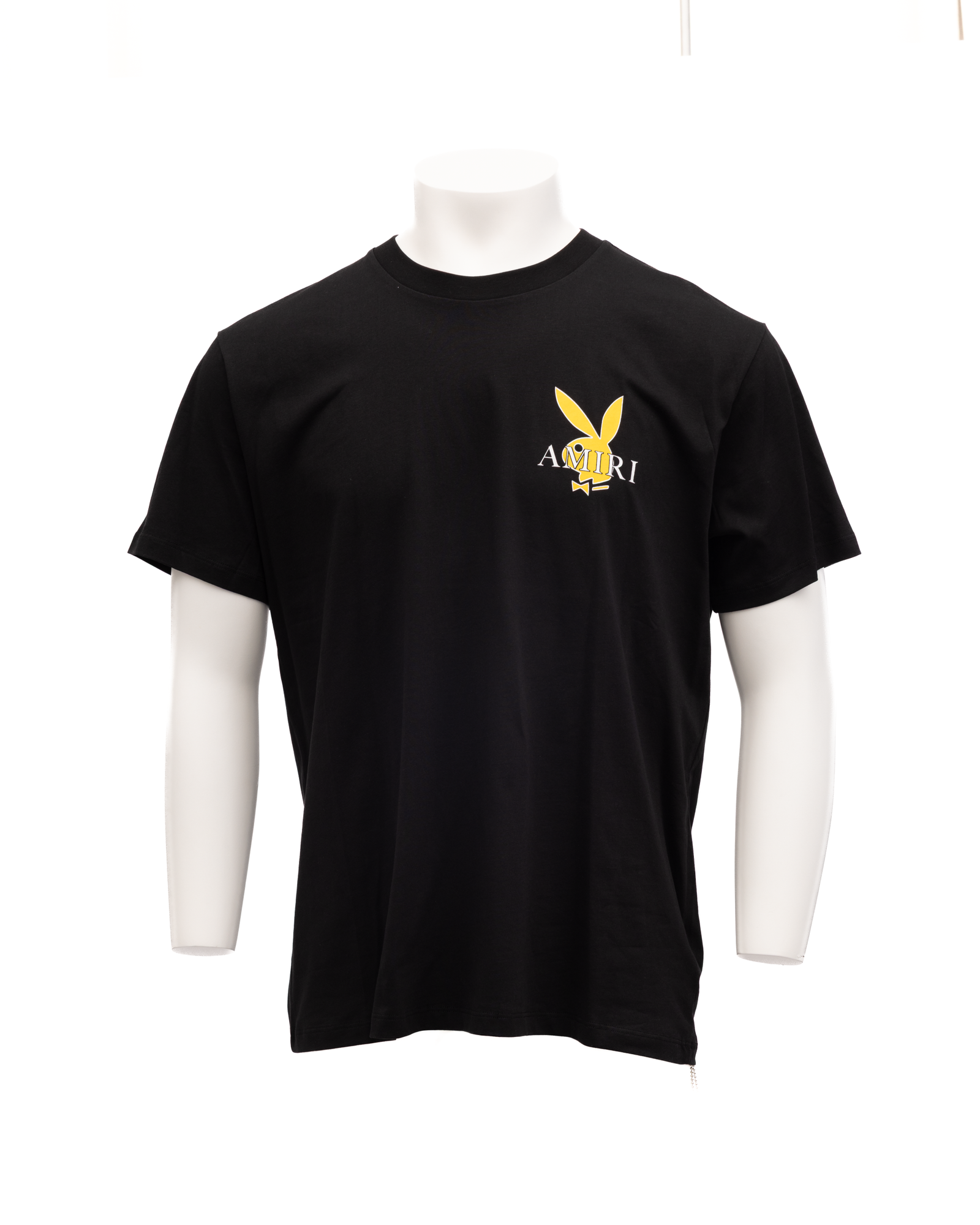 Amiri zwart katoenen T-shirt