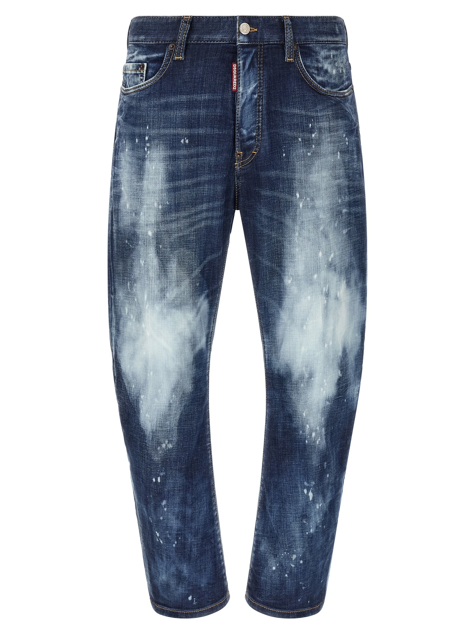 Dsquared² blauw katoenen Slim Fit jeans