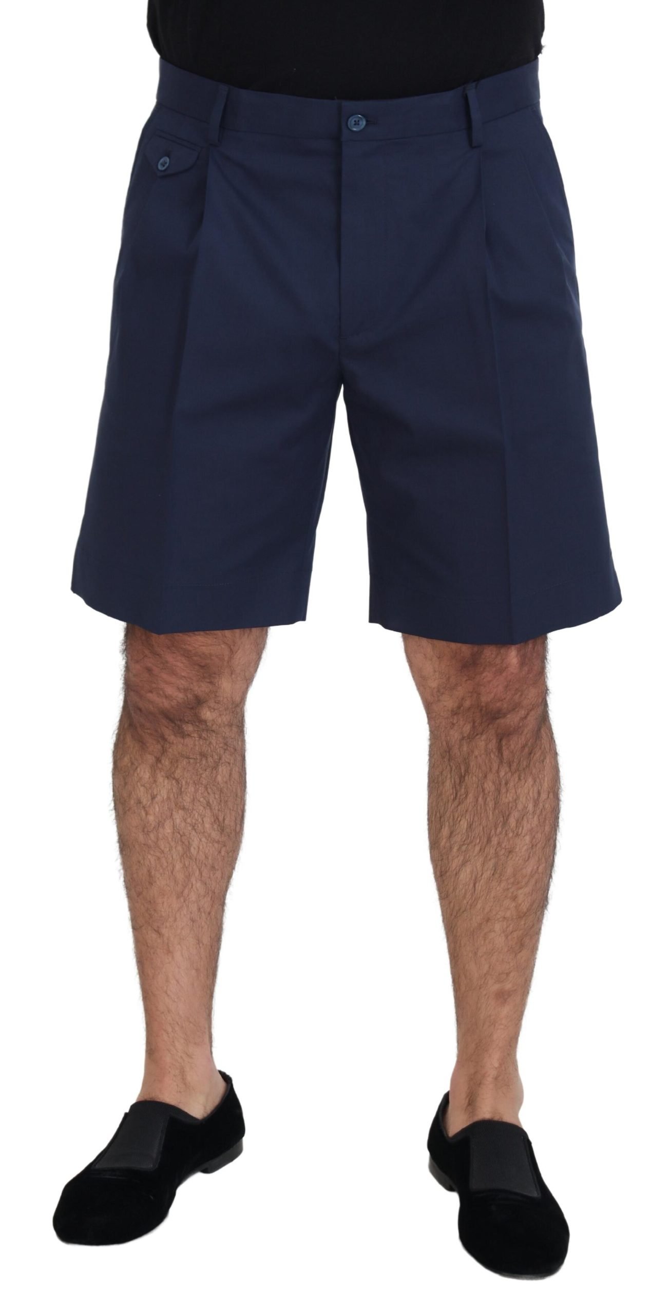Dolce & Gabbana blauw Chinos katoenen Stretch Casual korte broek