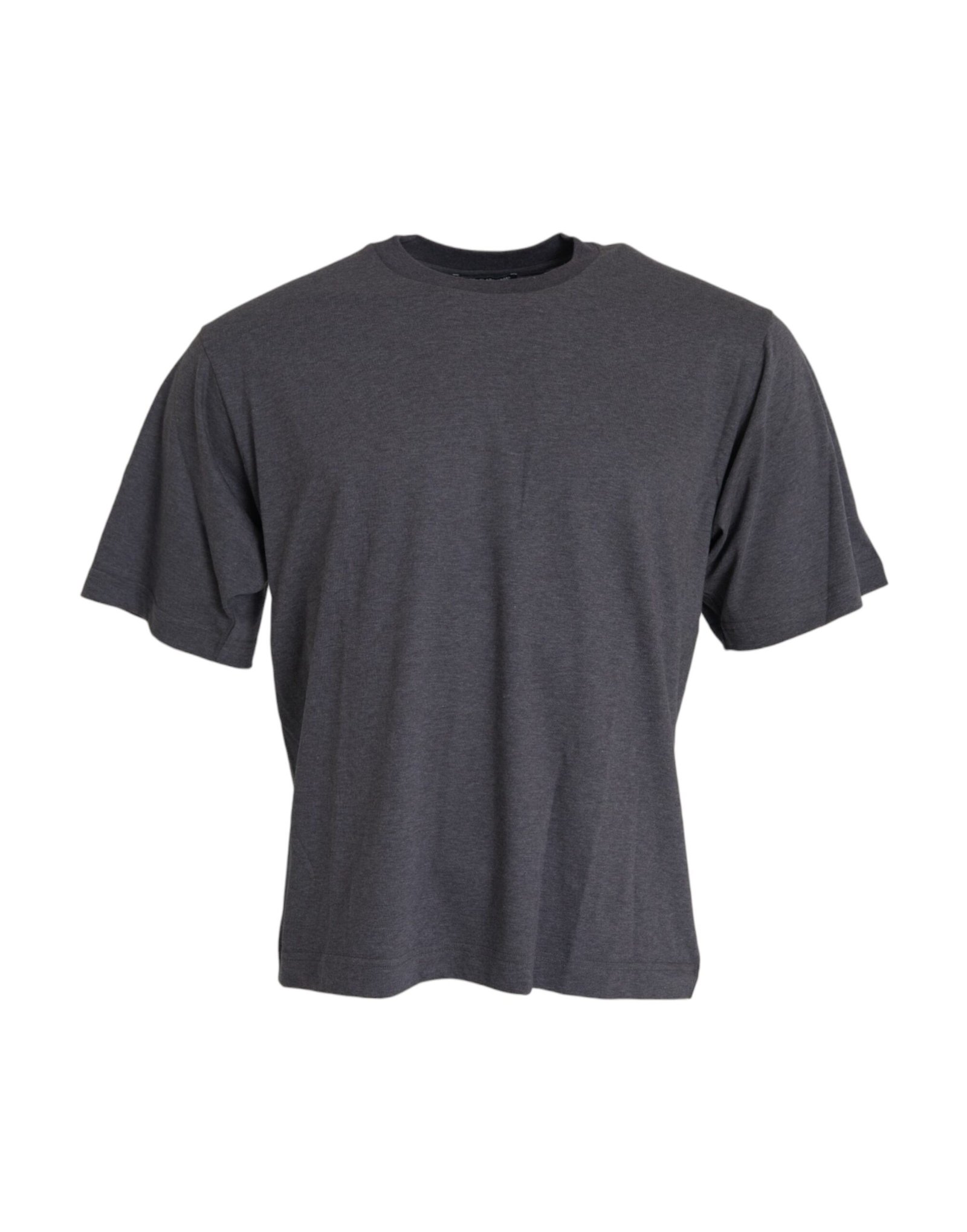 Dolce & Gabbana grijs katoenen Round Neck Short Sleeve T-shirt