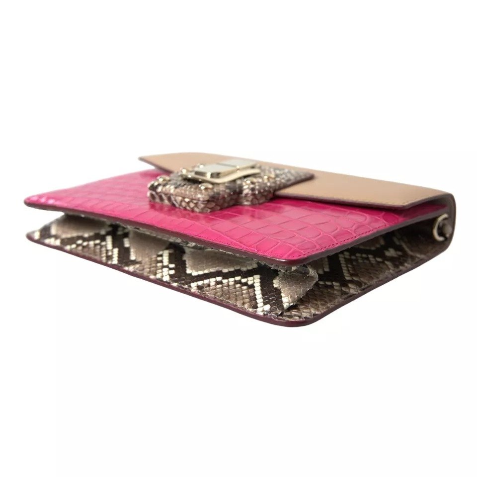 Dolce & Gabbana meerkleurig leren LUCIA schoudertas