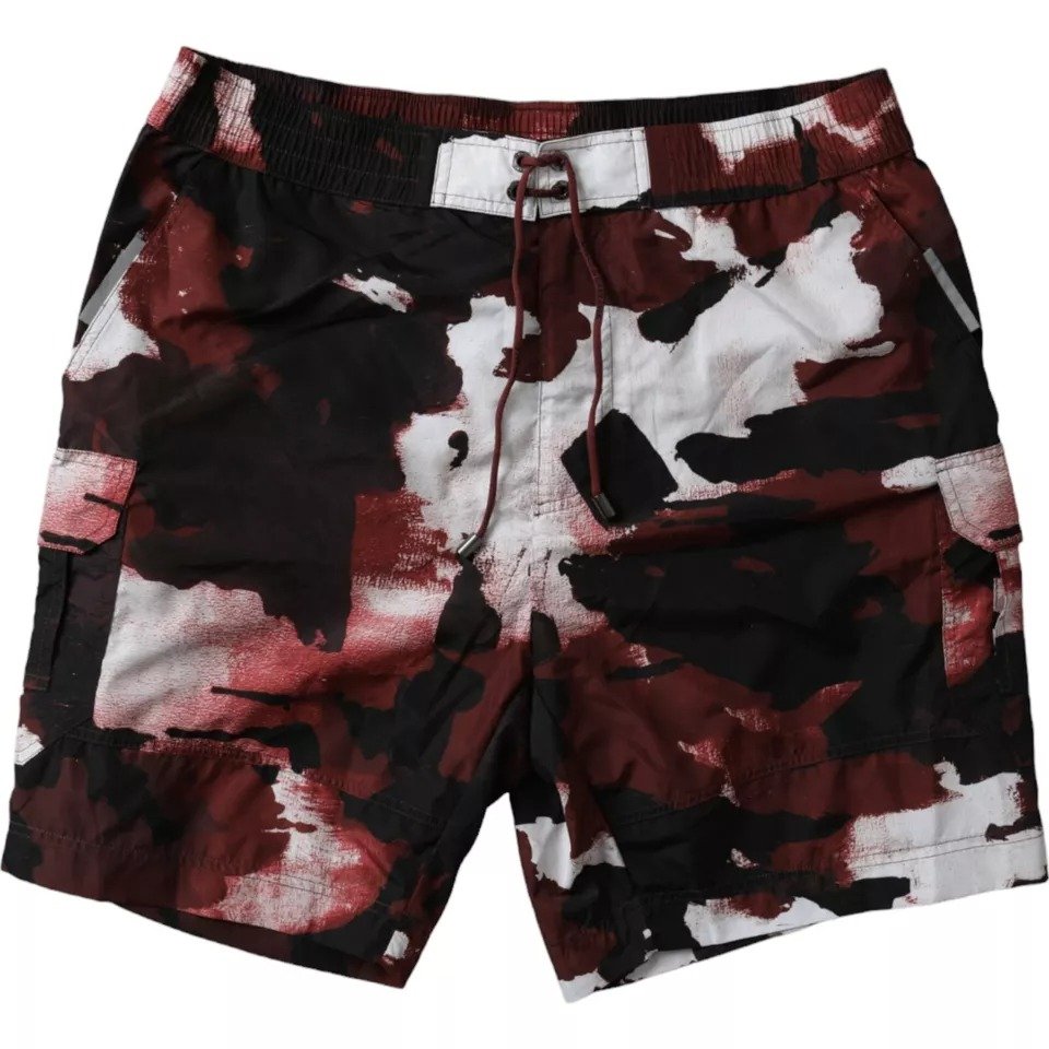 Dolce & Gabbana meerkleurig Camouflage DG Logo zwemshort