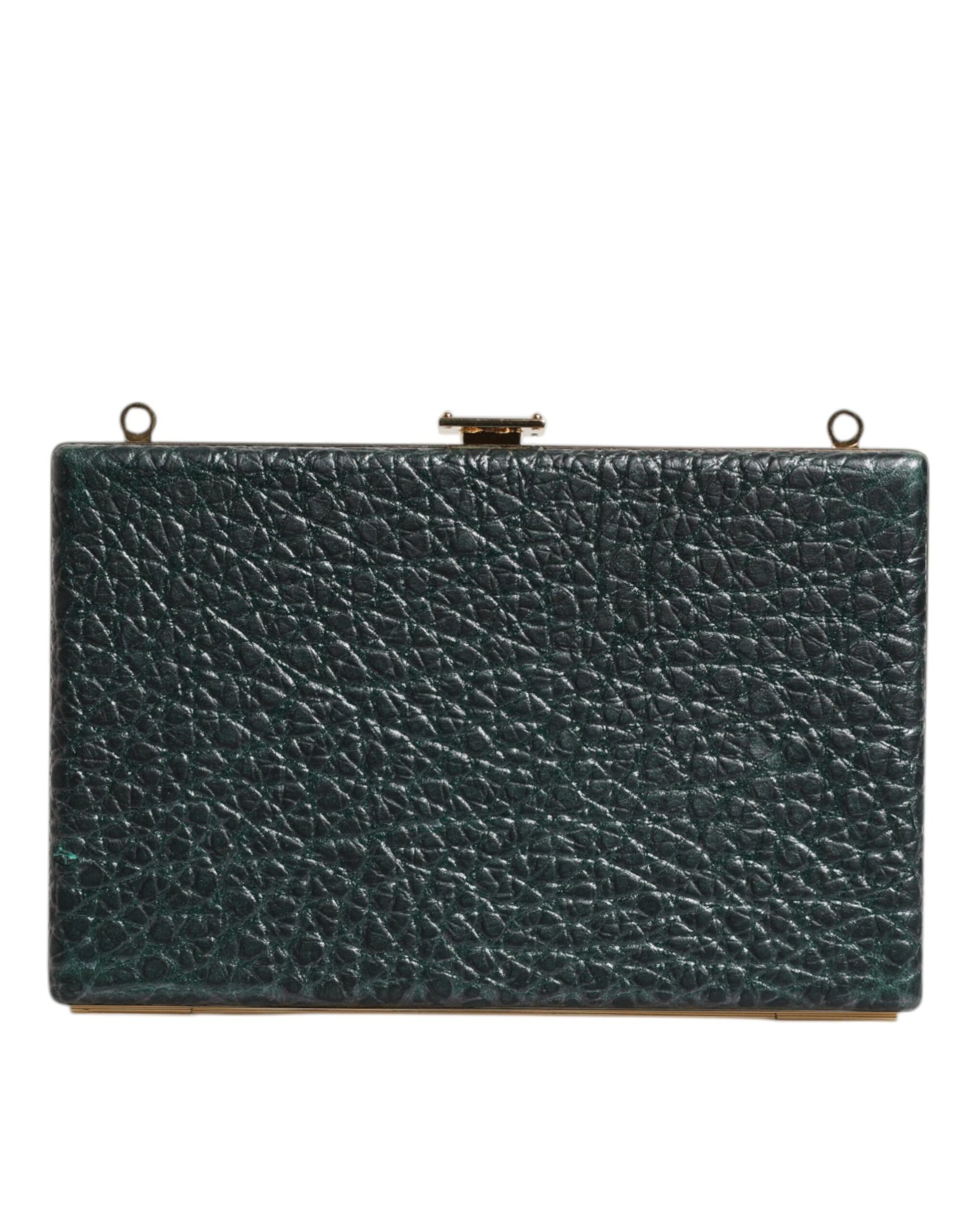 Dolce & Gabbana zwart leren Clutch Evening Crossbody Bag