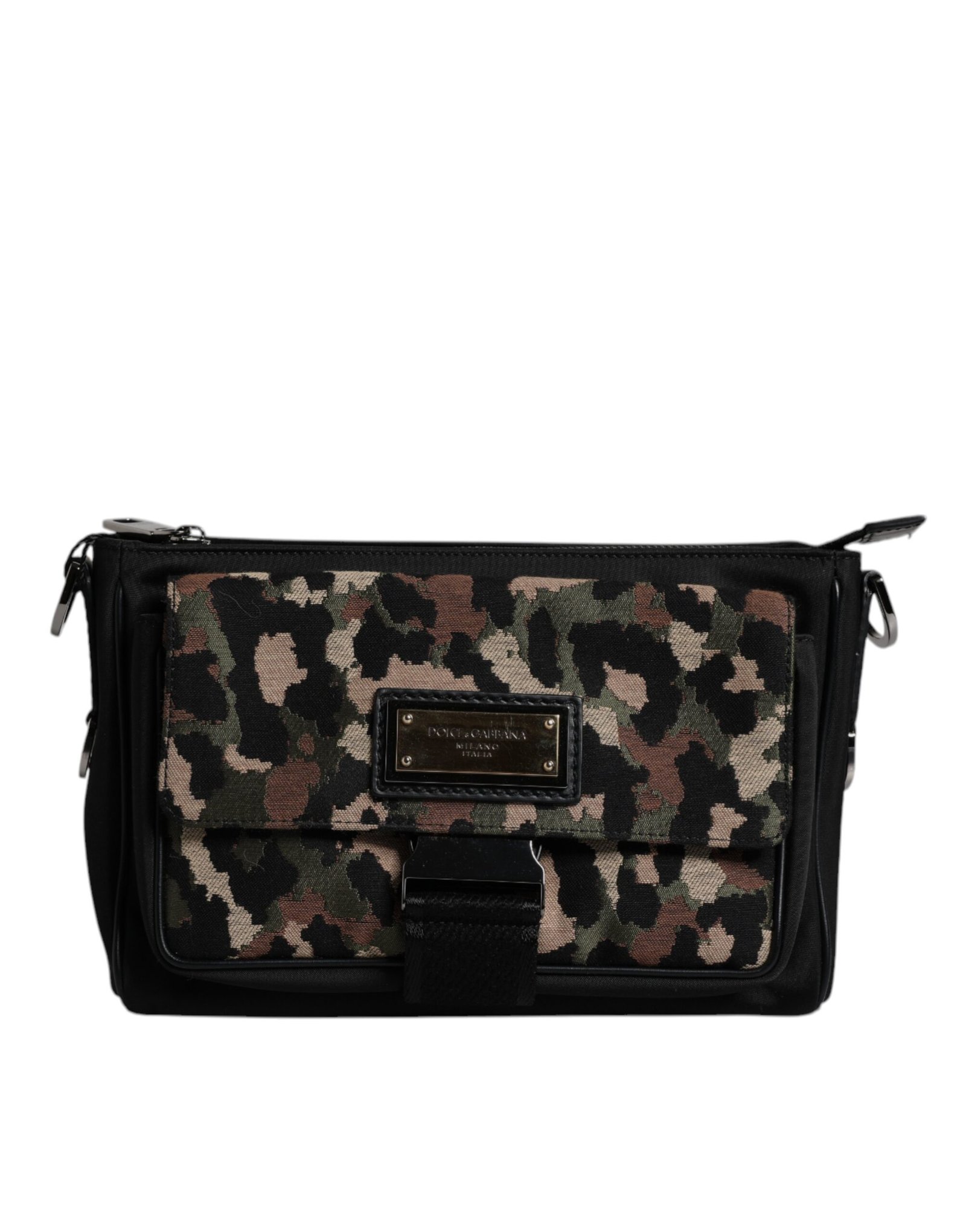 Dolce & Gabbana meerkleurig Leopard Jacquard Crossbody Bag