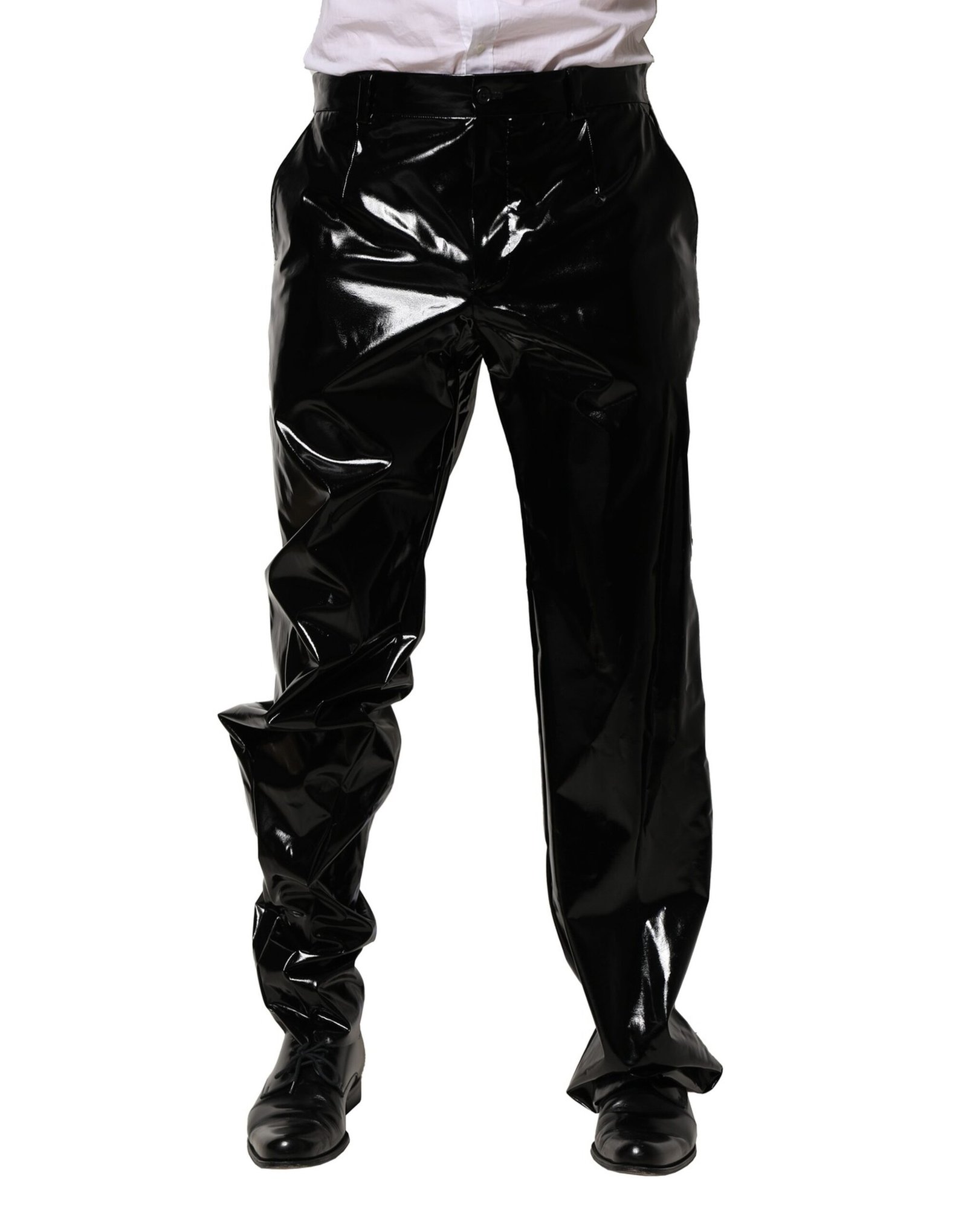 Dolce & Gabbana zwart nylon Straight heren broek